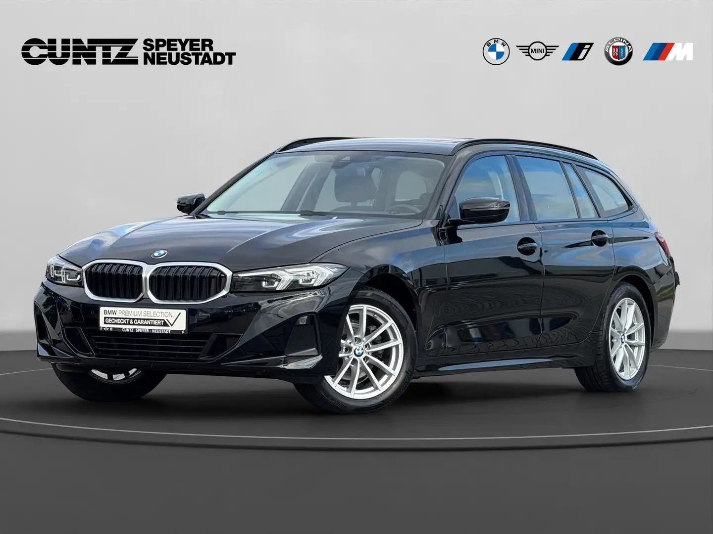 BMW 318 i Touring Head-Up Klimaaut. Shz PDC Noir - 1
