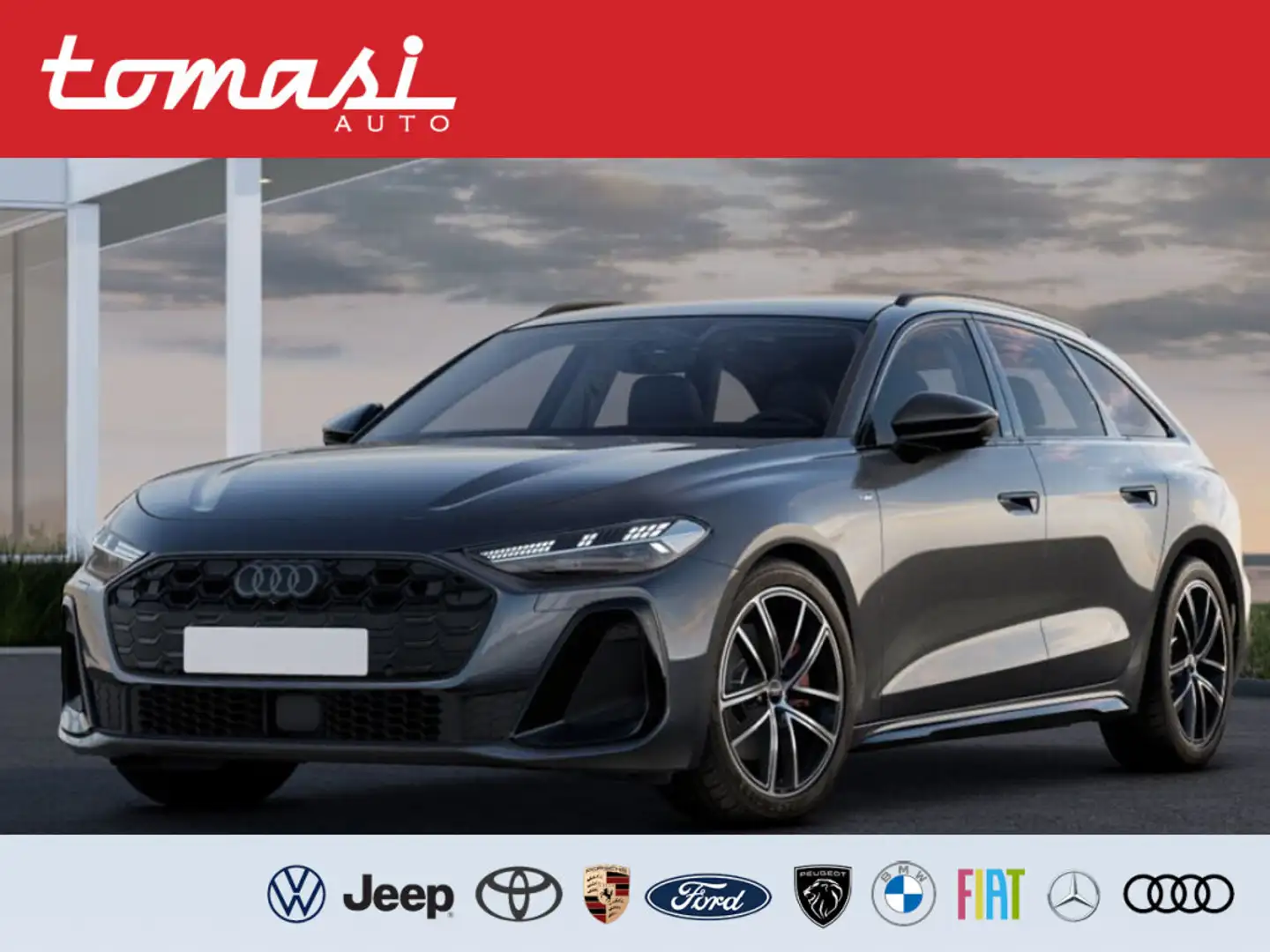 Audi A5 Avant TDI 150 kW quattro S tronic mHEV+ S Line edi Grigio - 1