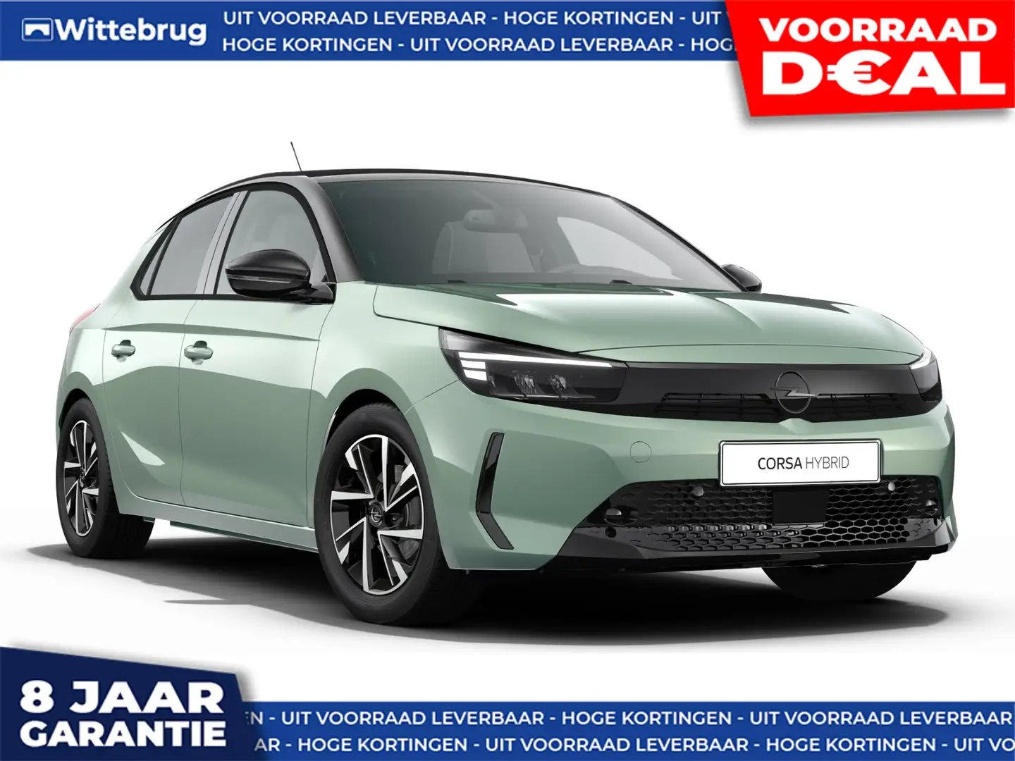 Opel Corsa 1.2 Turbo Hybrid Yes DIRECT RIJDEN - 8 JAAR GARANT Groen - 1
