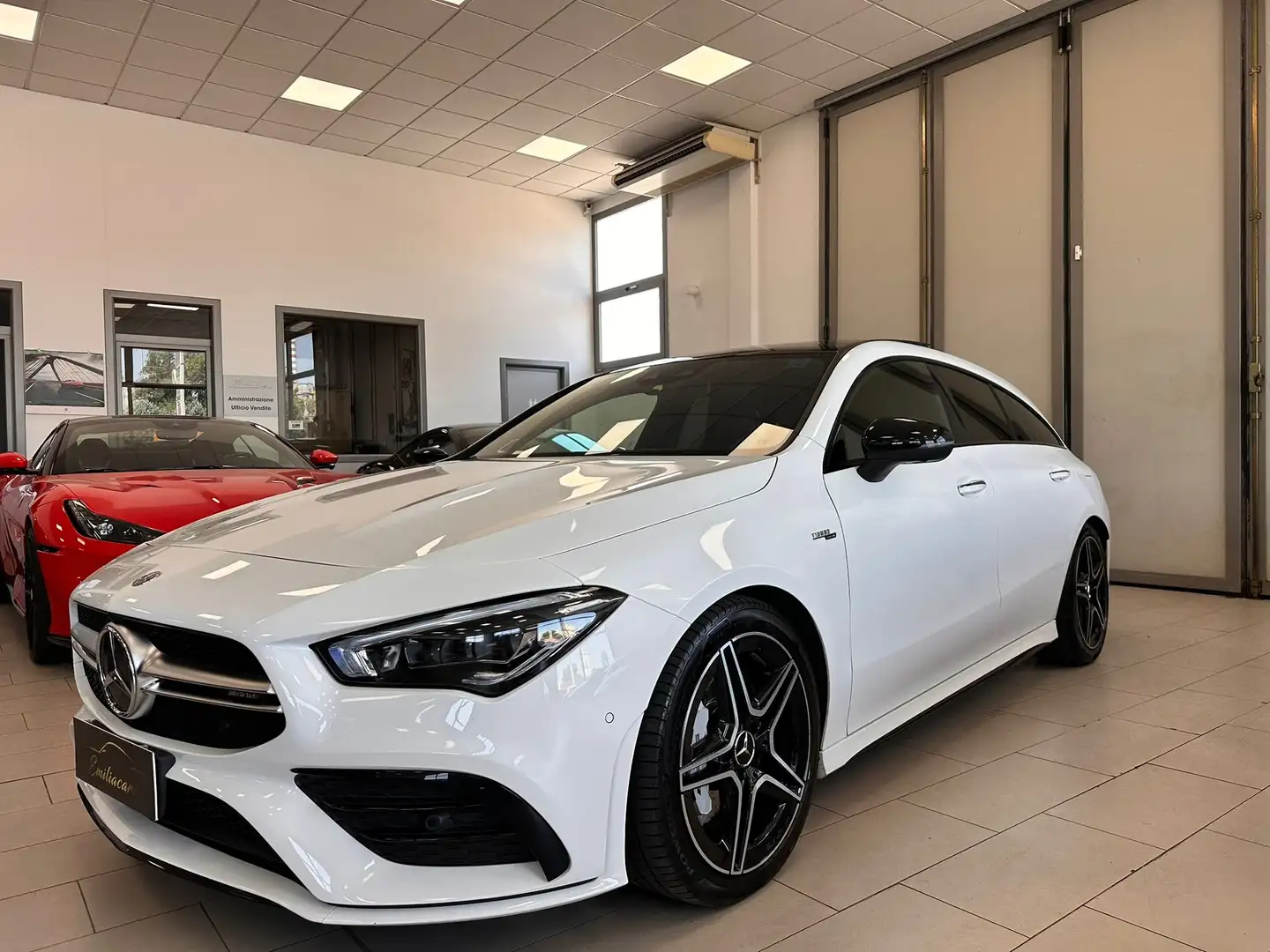 Mercedes-Benz CLA 35 AMG CLA Shooting Brake 4matic auto Sospensioni Blanc - 1