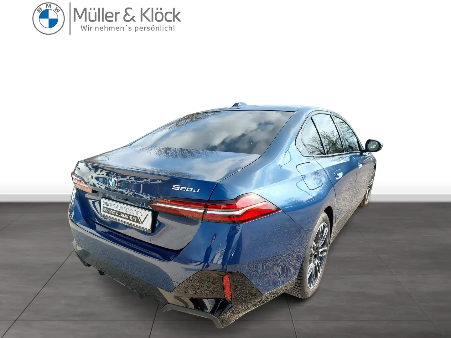 BMW 520 d xDrive Limousine M Sportpaket HK HiFi DAB Blau - 2