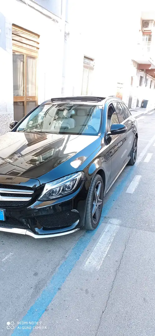 Mercedes-Benz C 220 W/S 205 Premium Automatica AMG FULL Nero - 1