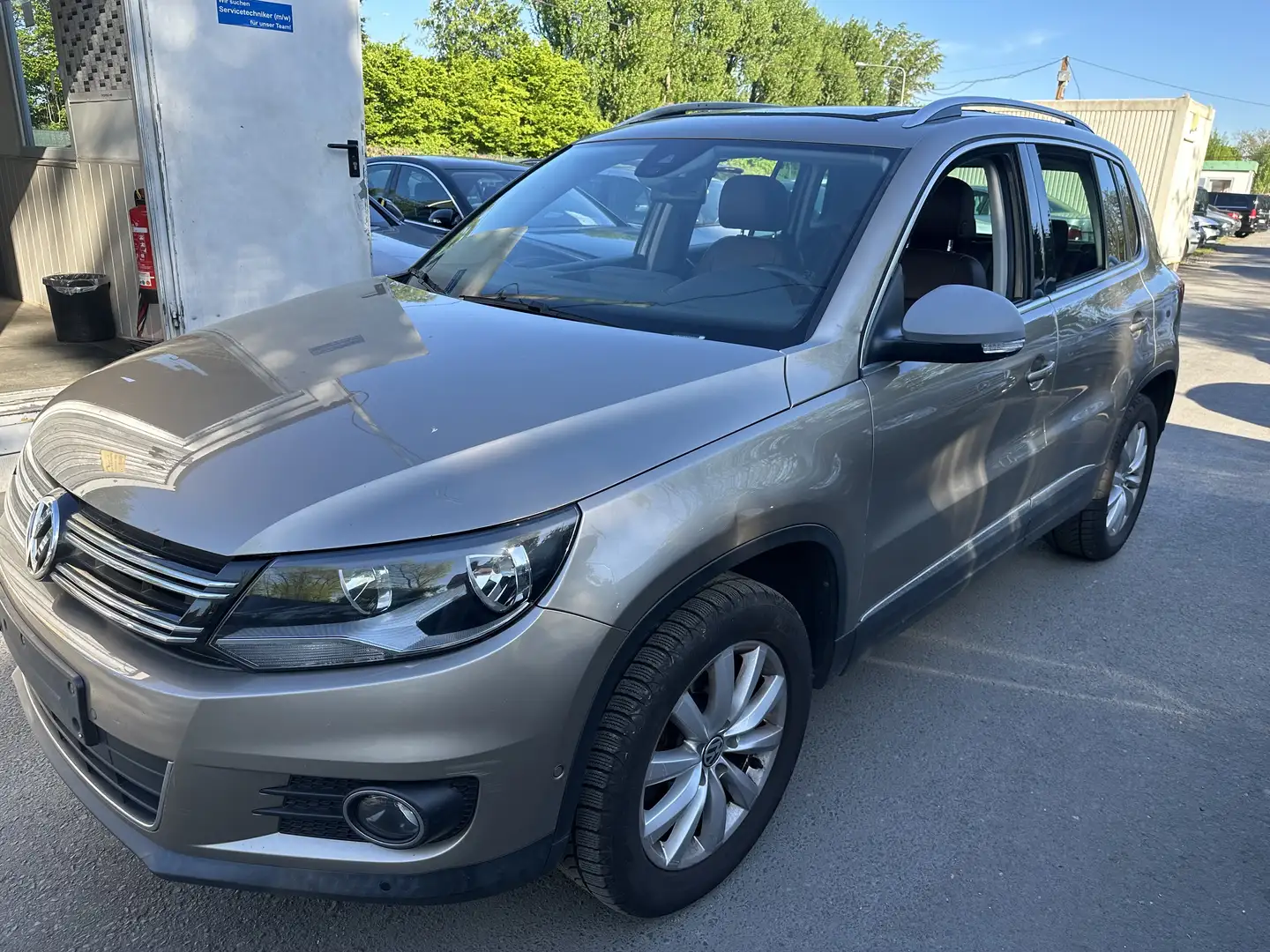 Volkswagen Tiguan 2.0 TDI 4Motion DSG F-1 Exclusive Leder Panorama Grau - 1