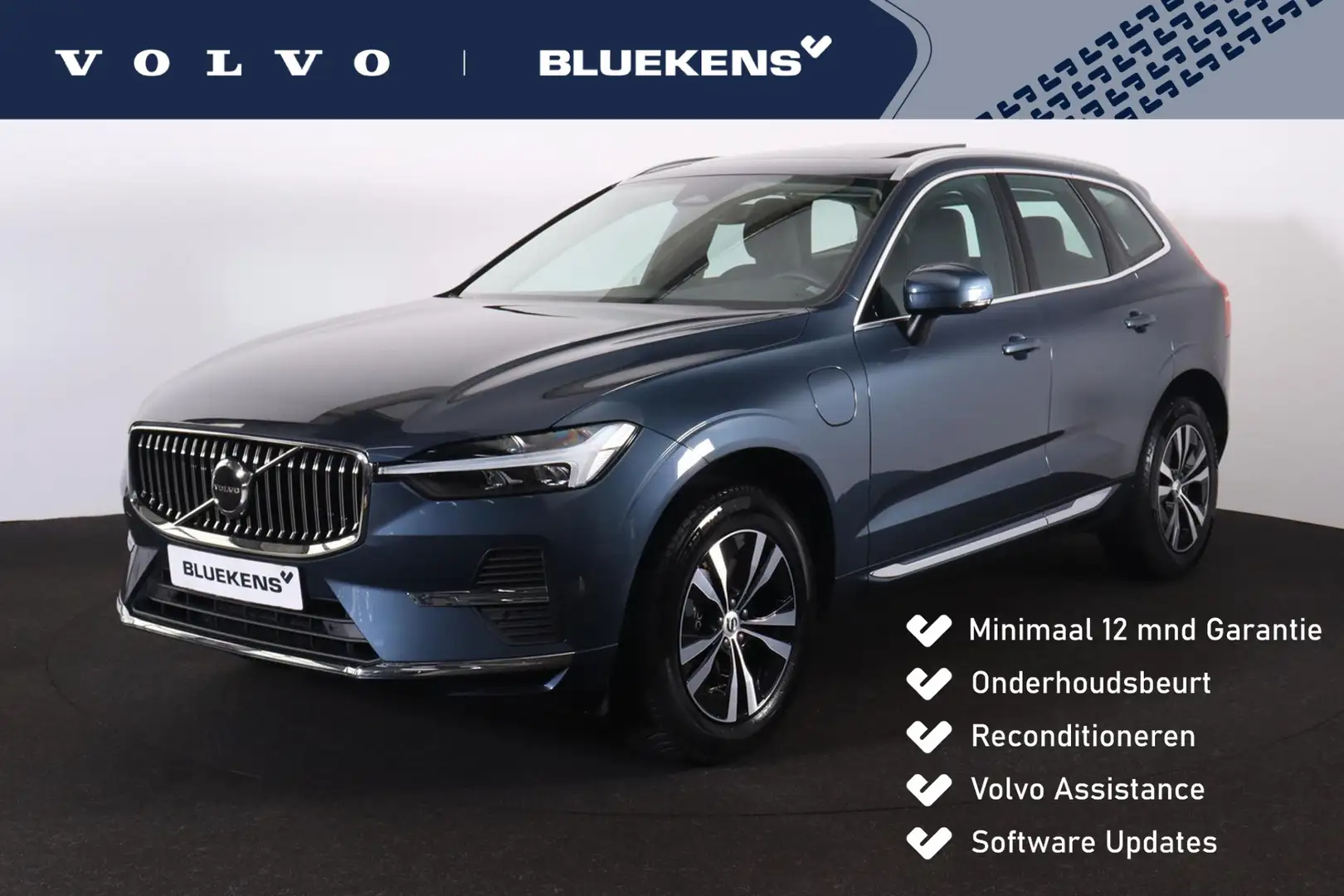 Volvo XC60 T6 Recharge AWD Essential Edition Bright - Panoram Blauw - 1