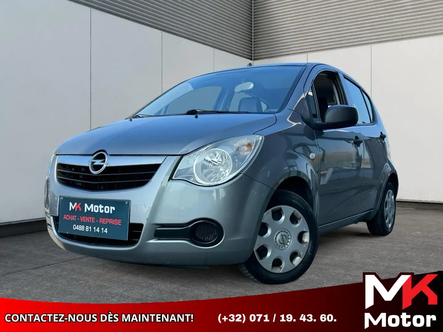 Opel Agila 1.2 ESSENCE 94CV * ROULE PARFAITEMENT * Gris - 1