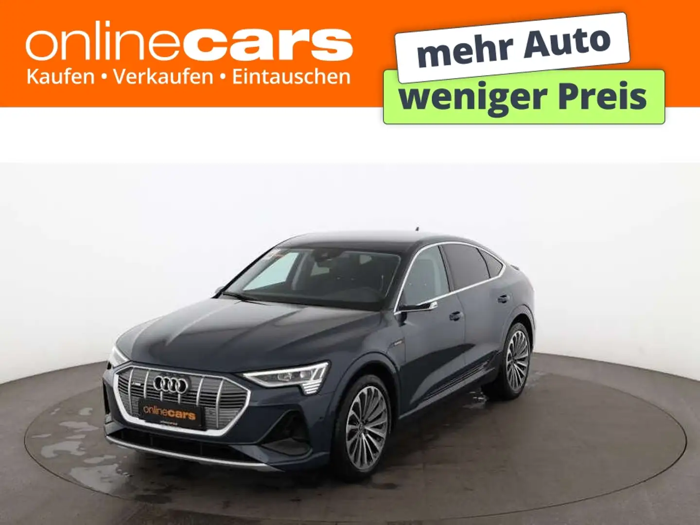 Audi e-tron SB 55 quattro S-Line 95kWh Aut MATRIX AHK Blau - 1