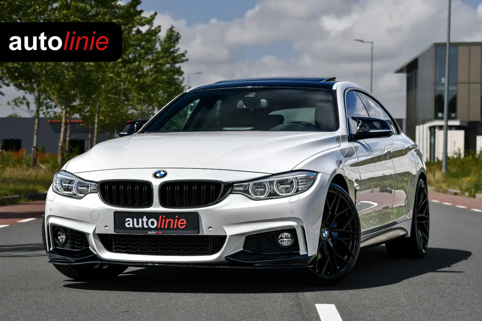 BMW 435 4-serie Gran Coupé 435i High Executive M Performan Biały - 1