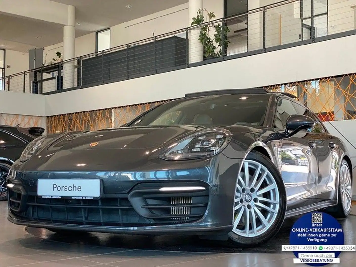 Porsche Panamera 4 E-Hybrid Sport Turismo Pano PASM PDLS Grey - 1