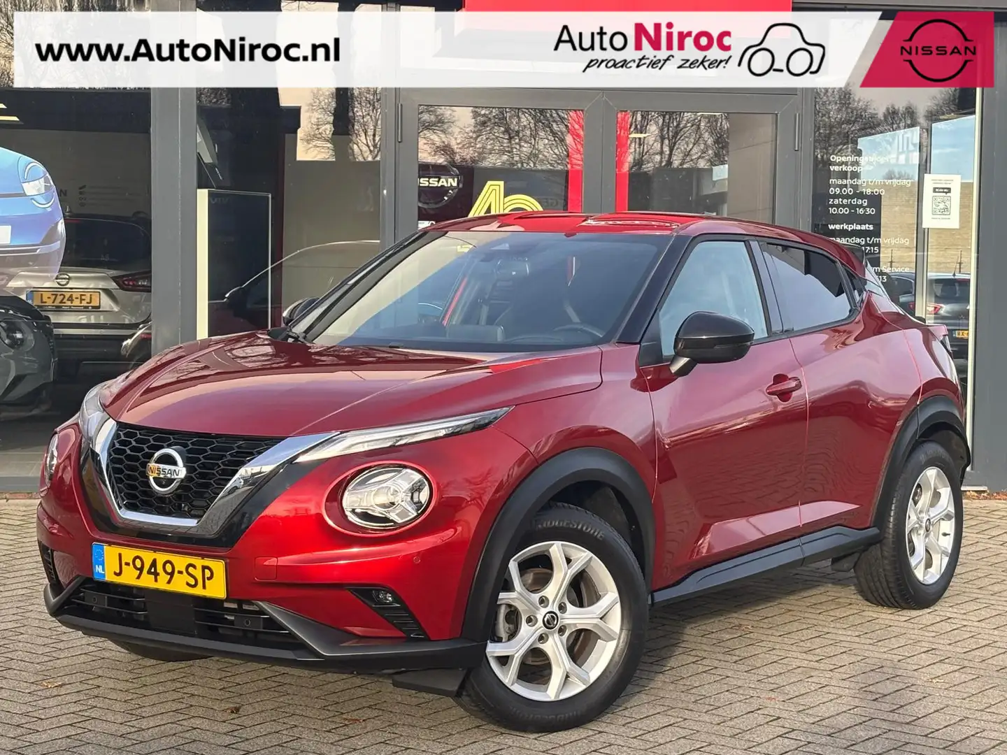 Nissan Juke DIG-T 117 MT N-Connecta | APPLE CARPLAY/ANDROID AU Rood - 1