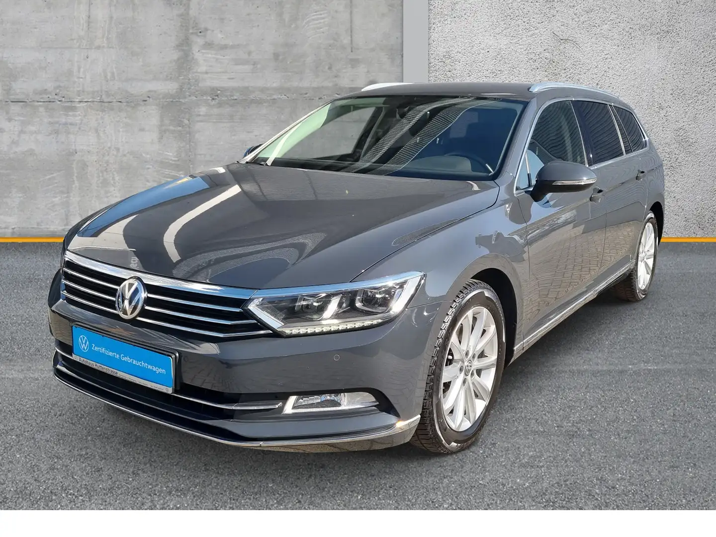 Volkswagen Passat Variant 2.0 TDI DSG Highline ACC LED APP Grijs - 1