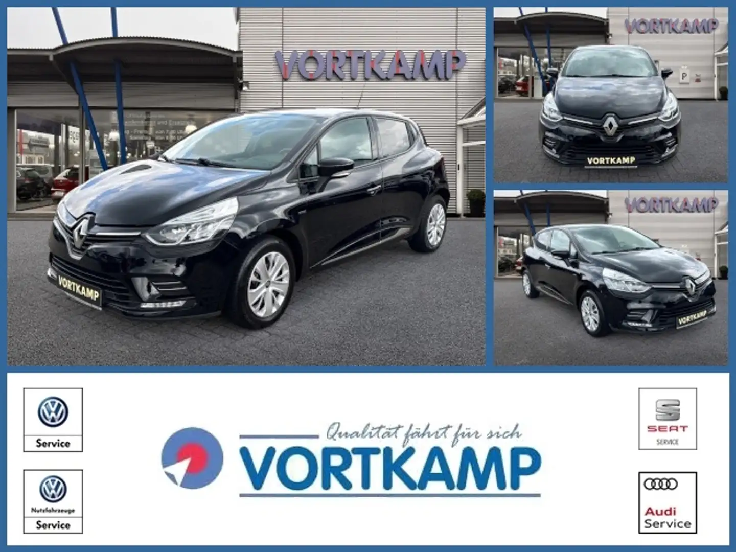 Renault Clio IV Limited 1.2 KLIMA 4-türig Style-Paket Schwarz - 1