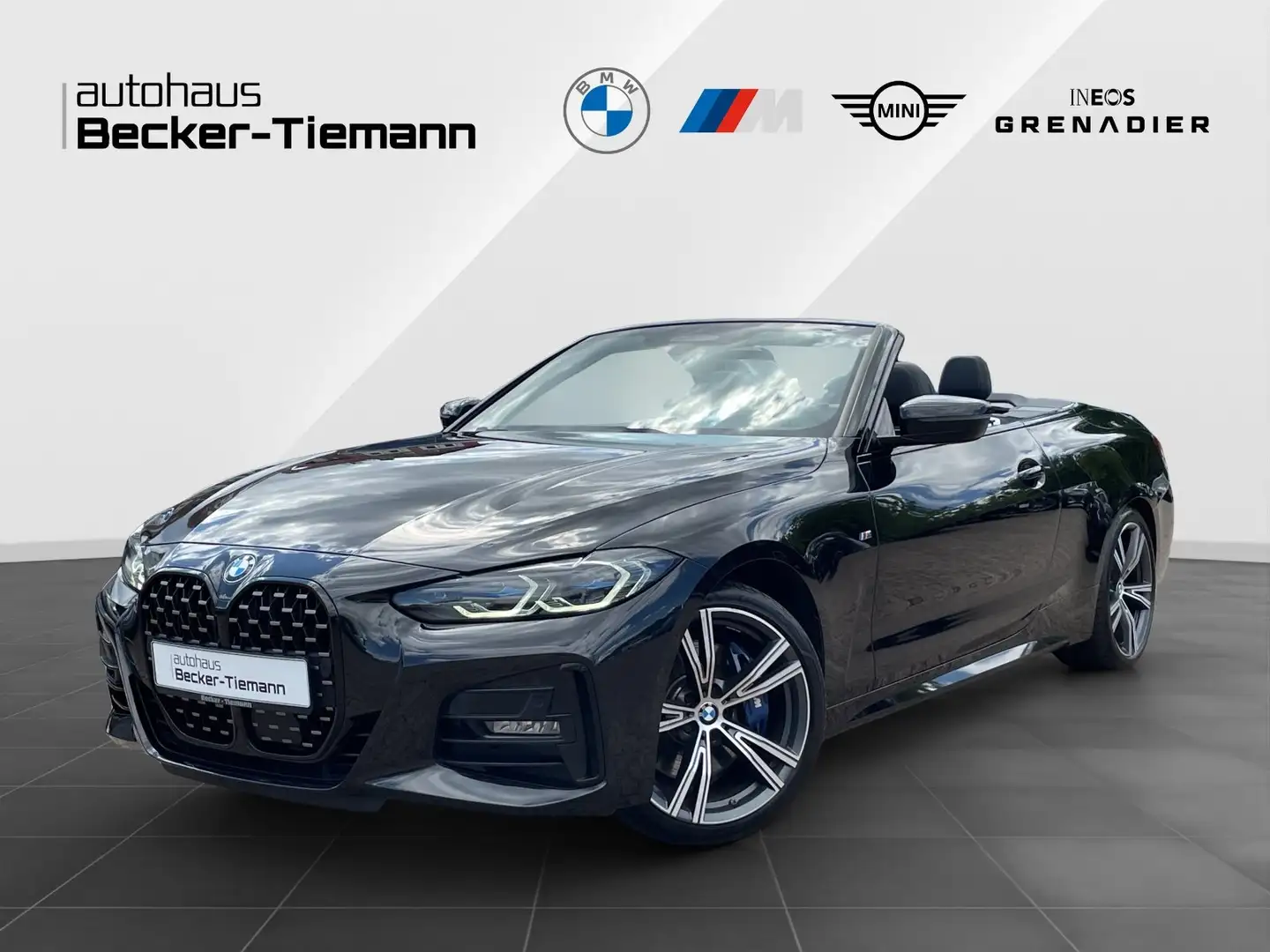 BMW 430 i Cabrio M Sport/ AHK/ HUD/ HK-HiFi/ DA Prof. Чорний - 1