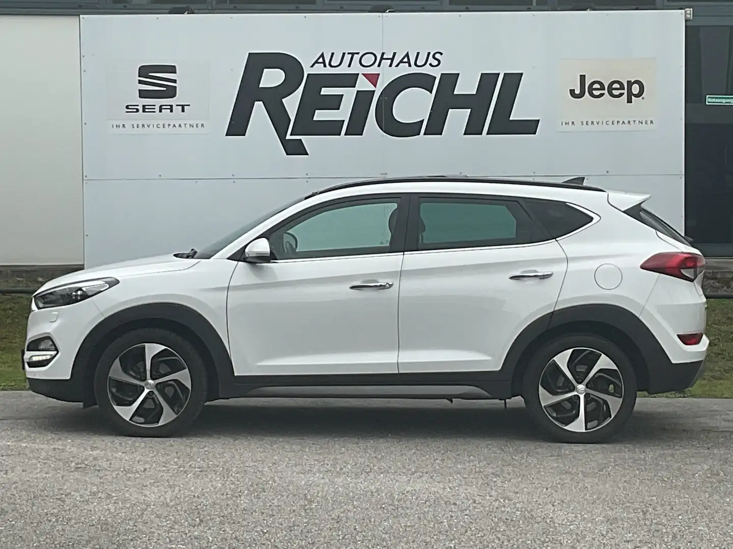 Hyundai TUCSON Platin 2,0 CRDi 4WD Aut. - Leder - Panorama - AHK Weiß - 1