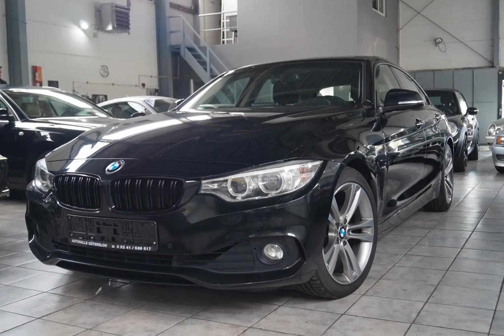 BMW 420 i Gran Coupe Autom.*T.Leder*PDC*Navi* Nero - 1