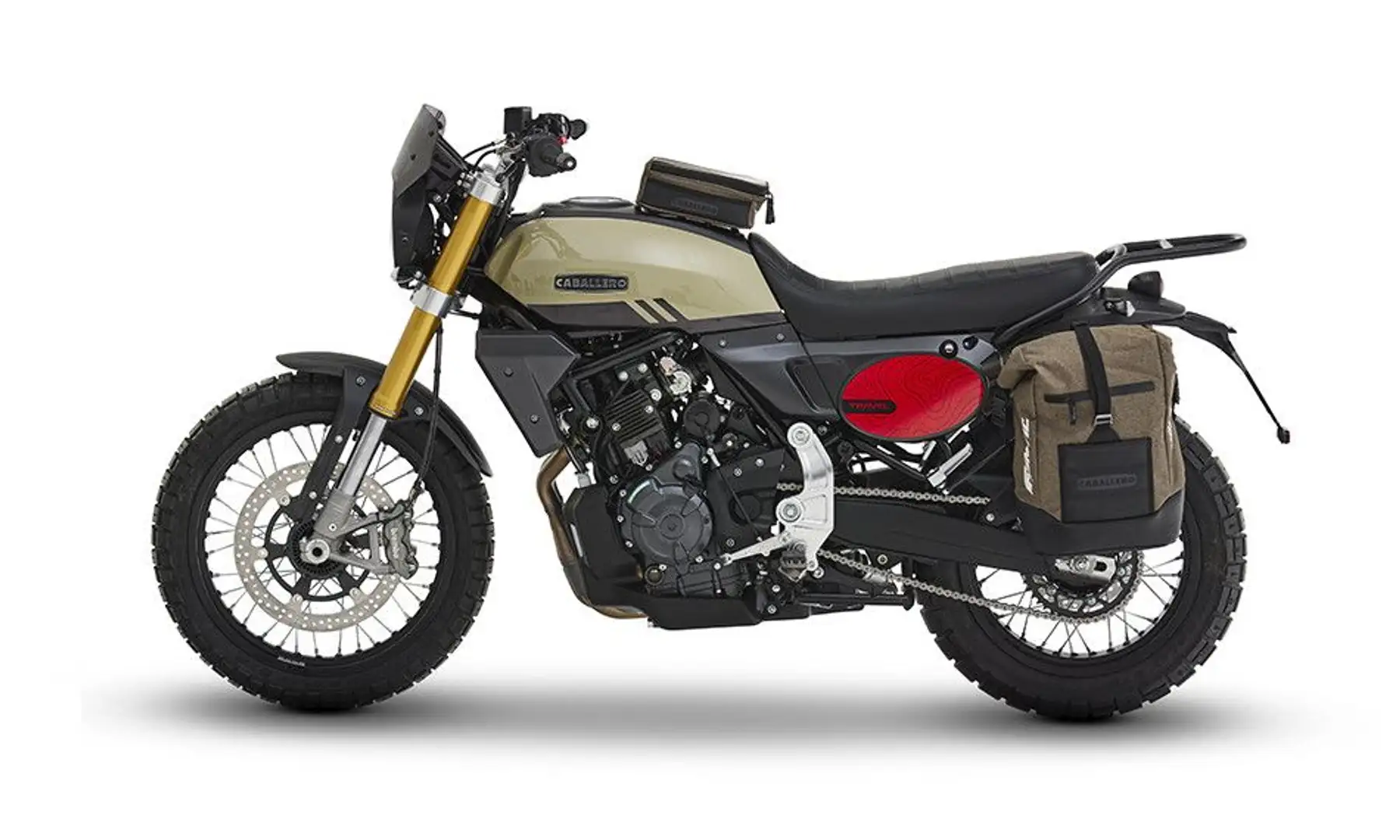 Fantic Caballero 700 Travel 2026 E5+ grün vorrätig Azul - 1