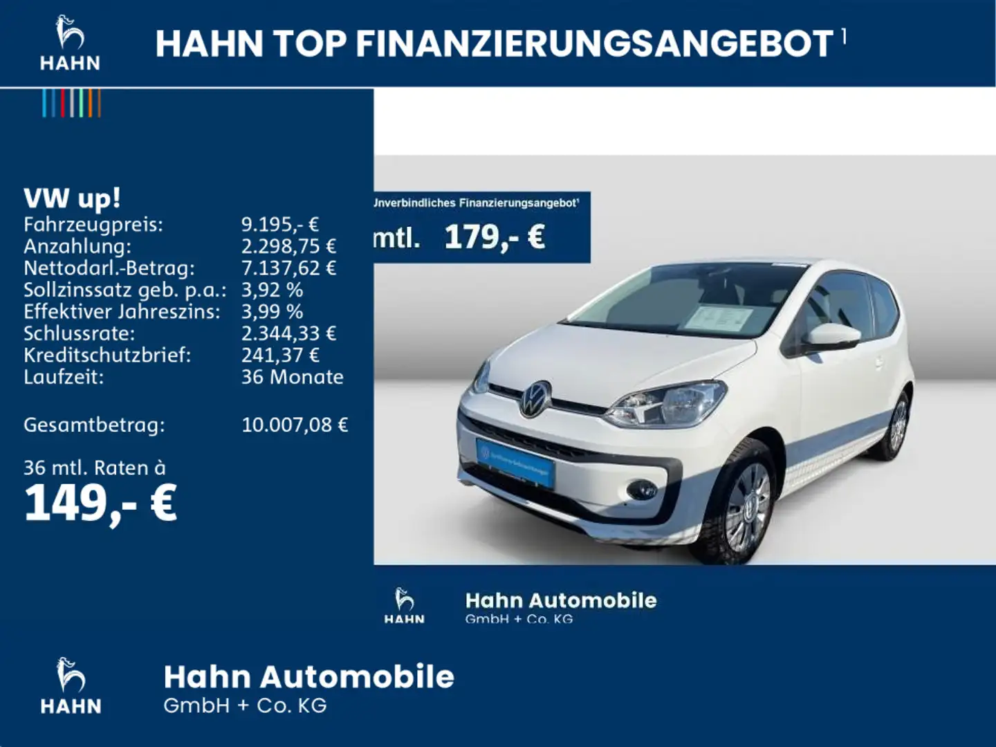 Volkswagen up! move up! 1.0 KAMERA KLIMA SITZHEIZUNG Weiß - 2