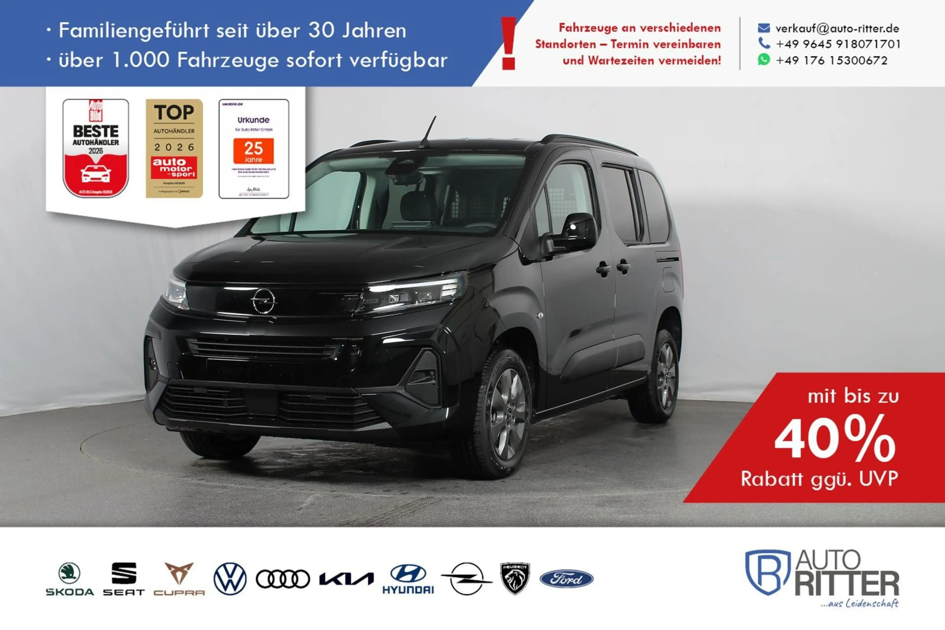 Opel Combo Life N1 Edition Stand-Hzg|AHK|RFK|Matri...
