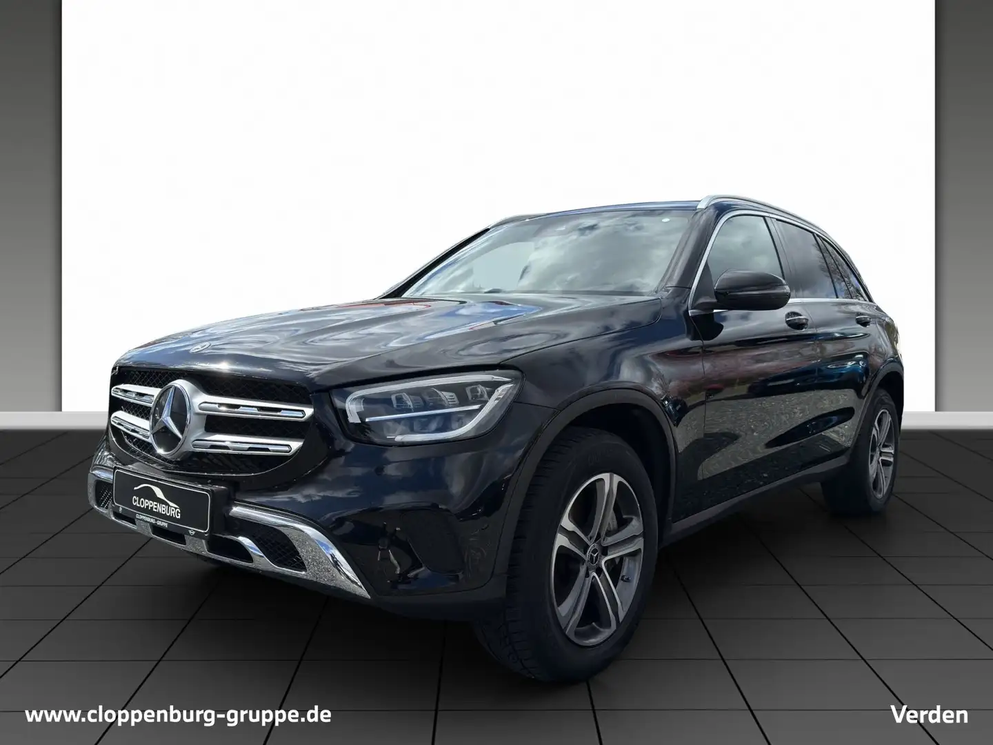 Mercedes-Benz GLC 400 D 4 Matic Sportpaket AHK LED RFK GRA PDC Schwarz - 1