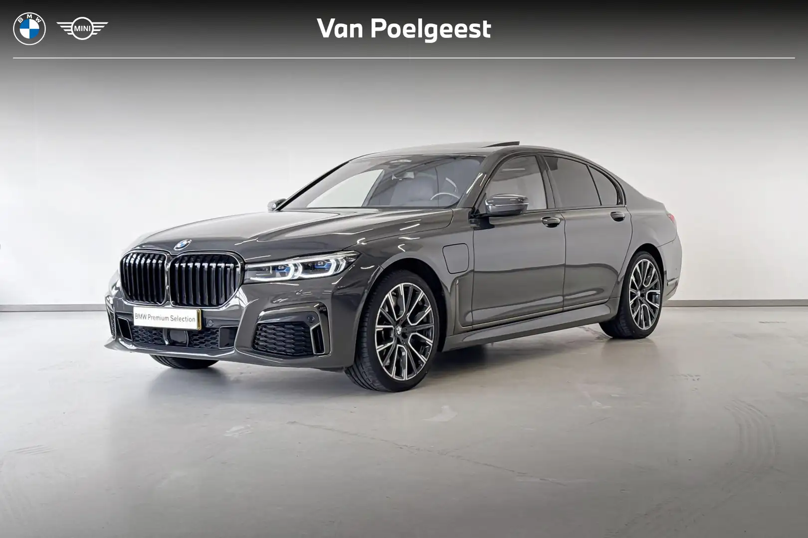 BMW 745 7 Serie 745e Innovationspakket M Sportpakket Indiv Grijs - 1