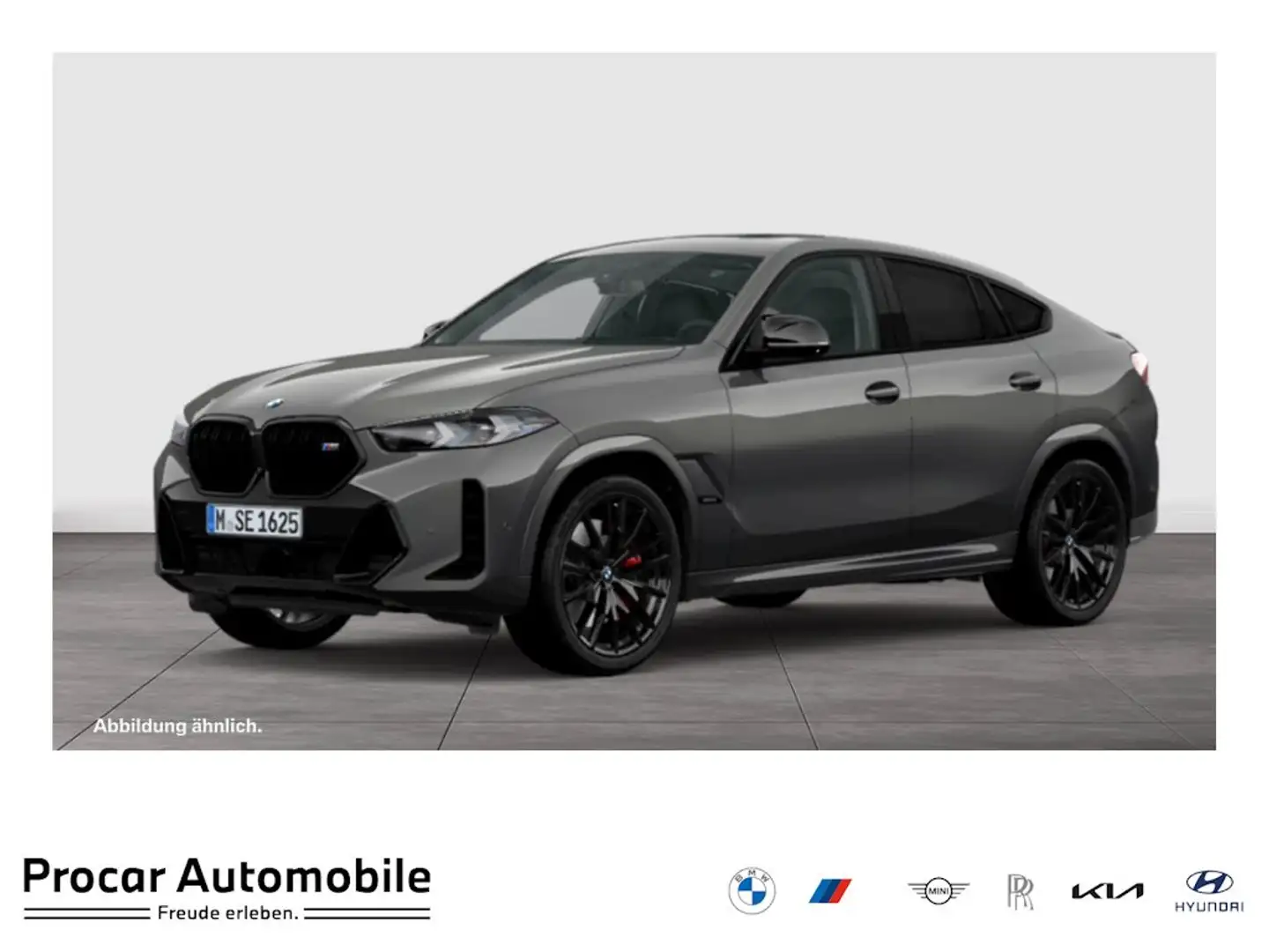 BMW X6 M60i xDrive MSportPro PANO ACC AHK RFK NAVI Grau - 1
