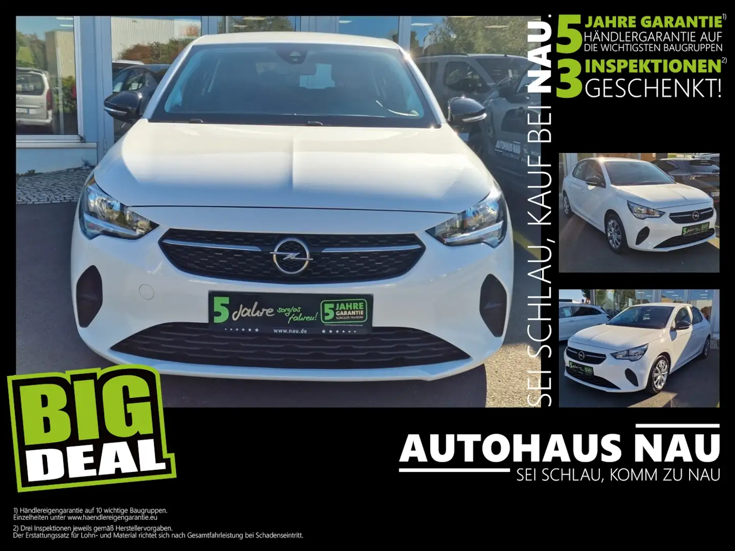 Opel Corsa F 1.2 Edition incl.Big Deal Paket Wit - 1