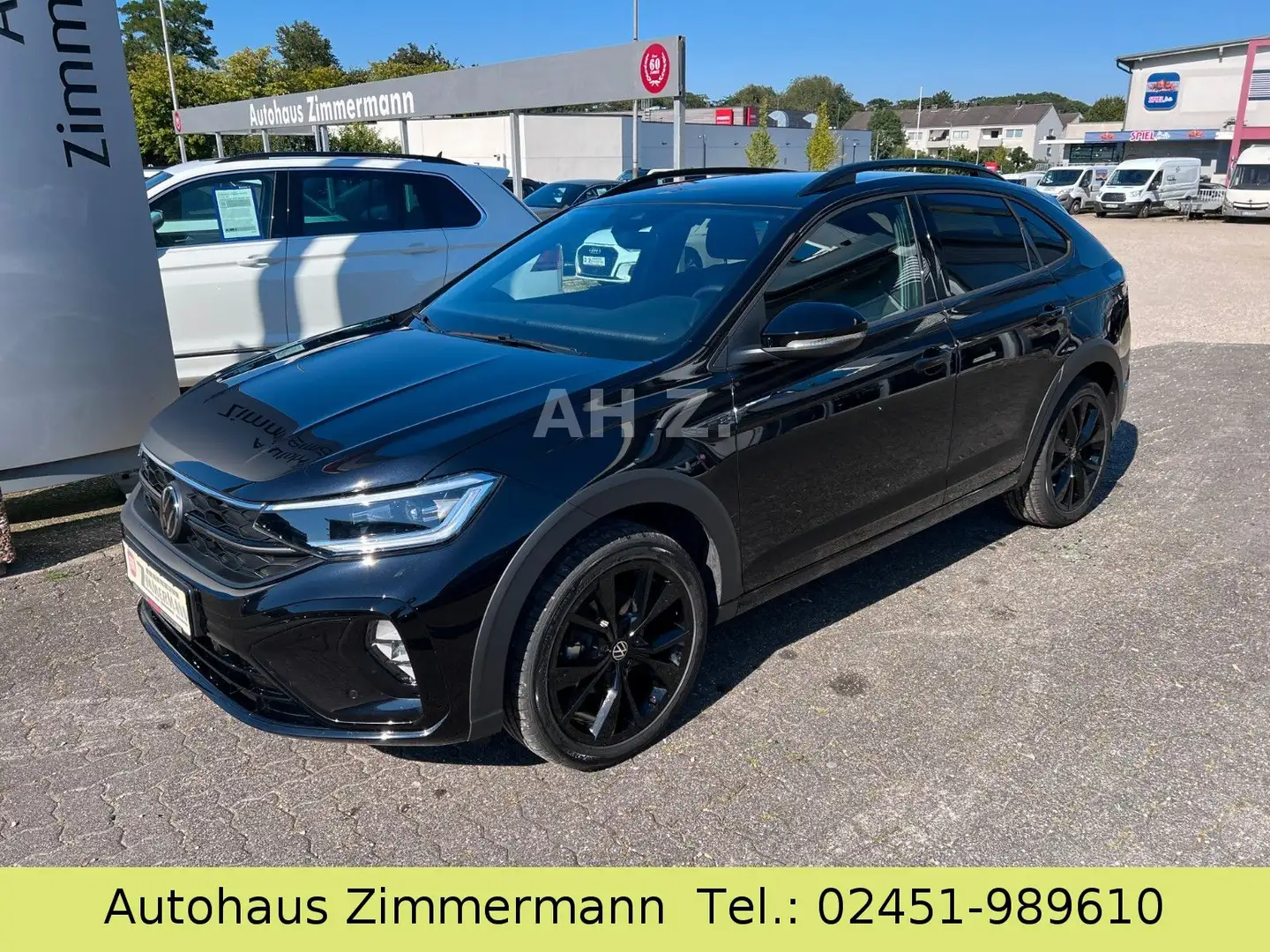 Volkswagen Taigo R-Line 1,5 DSG 18"+BlackStyle+AHK+KAME+ACC Zwart - 1