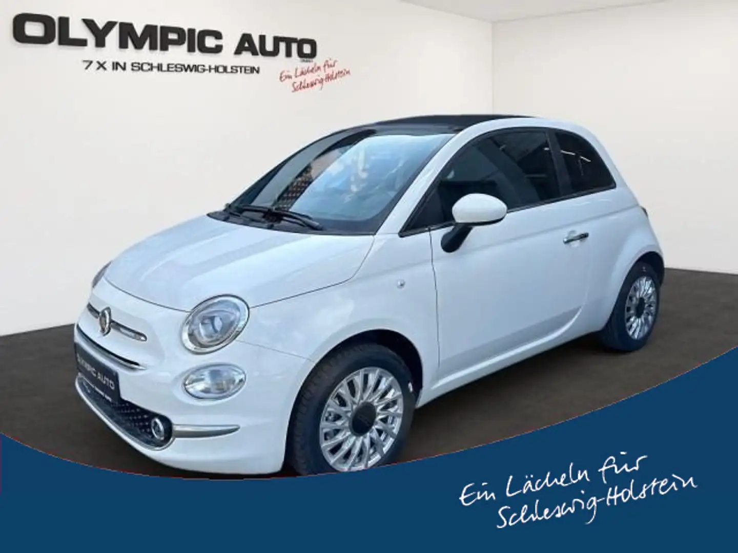 Fiat 500C 1.0 GSE Hybrid  PDC KLIMA-AT TOUCH CARPLAY Blanc - 1