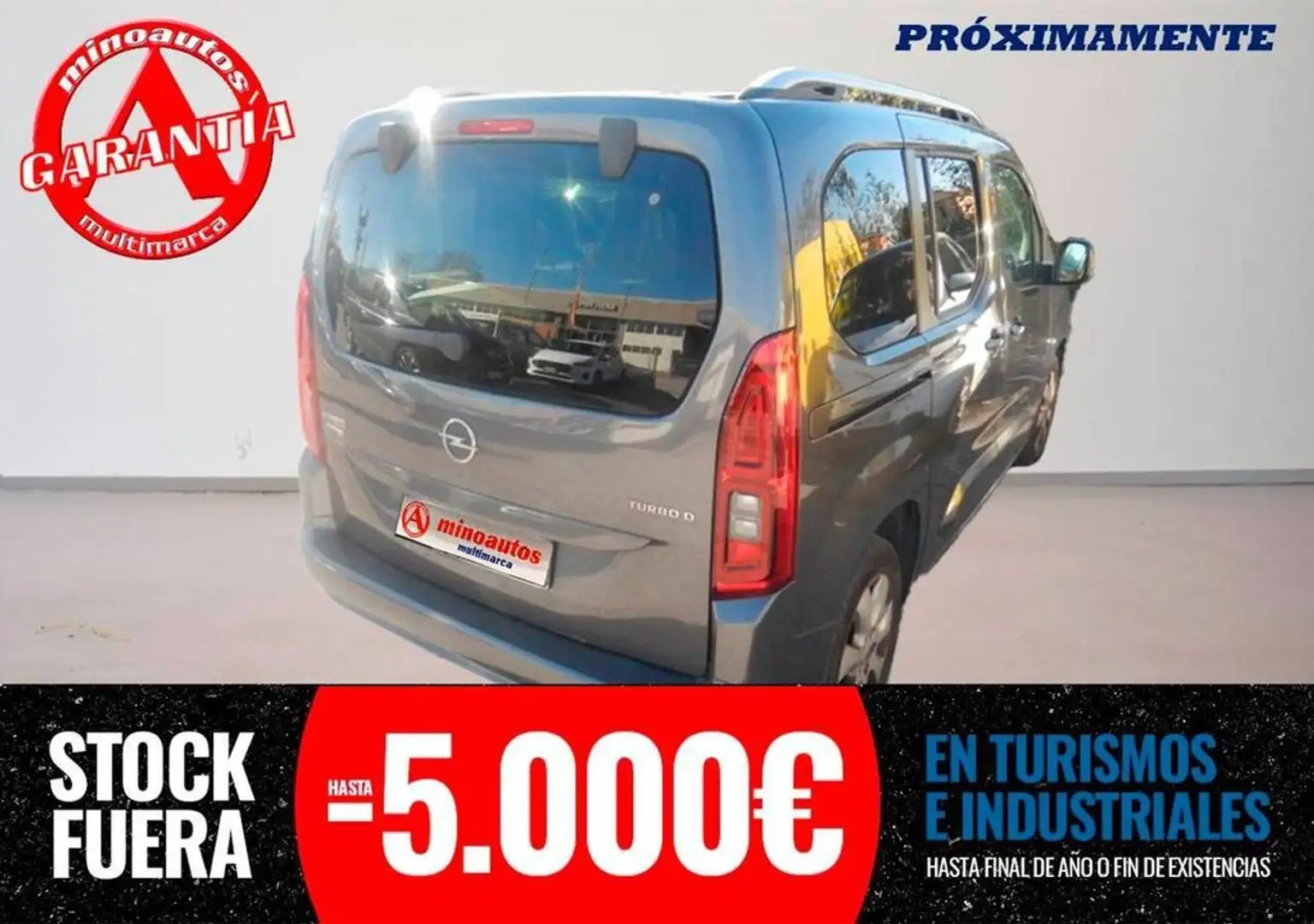 Opel Combo Life 1.5TD S/S L 100 Gris - 2