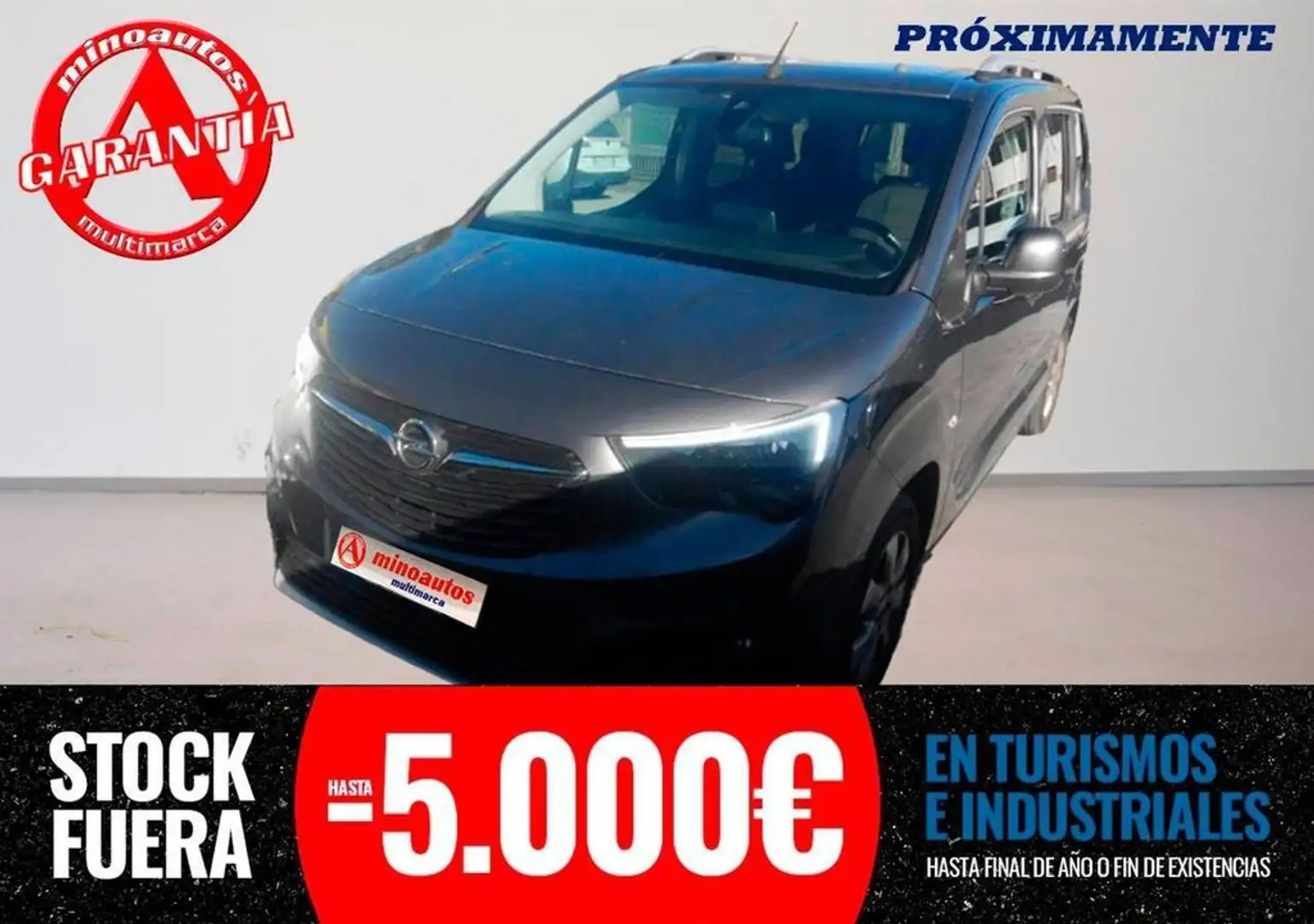 Opel Combo Life 1.5TD S/S L 100 Gris - 1