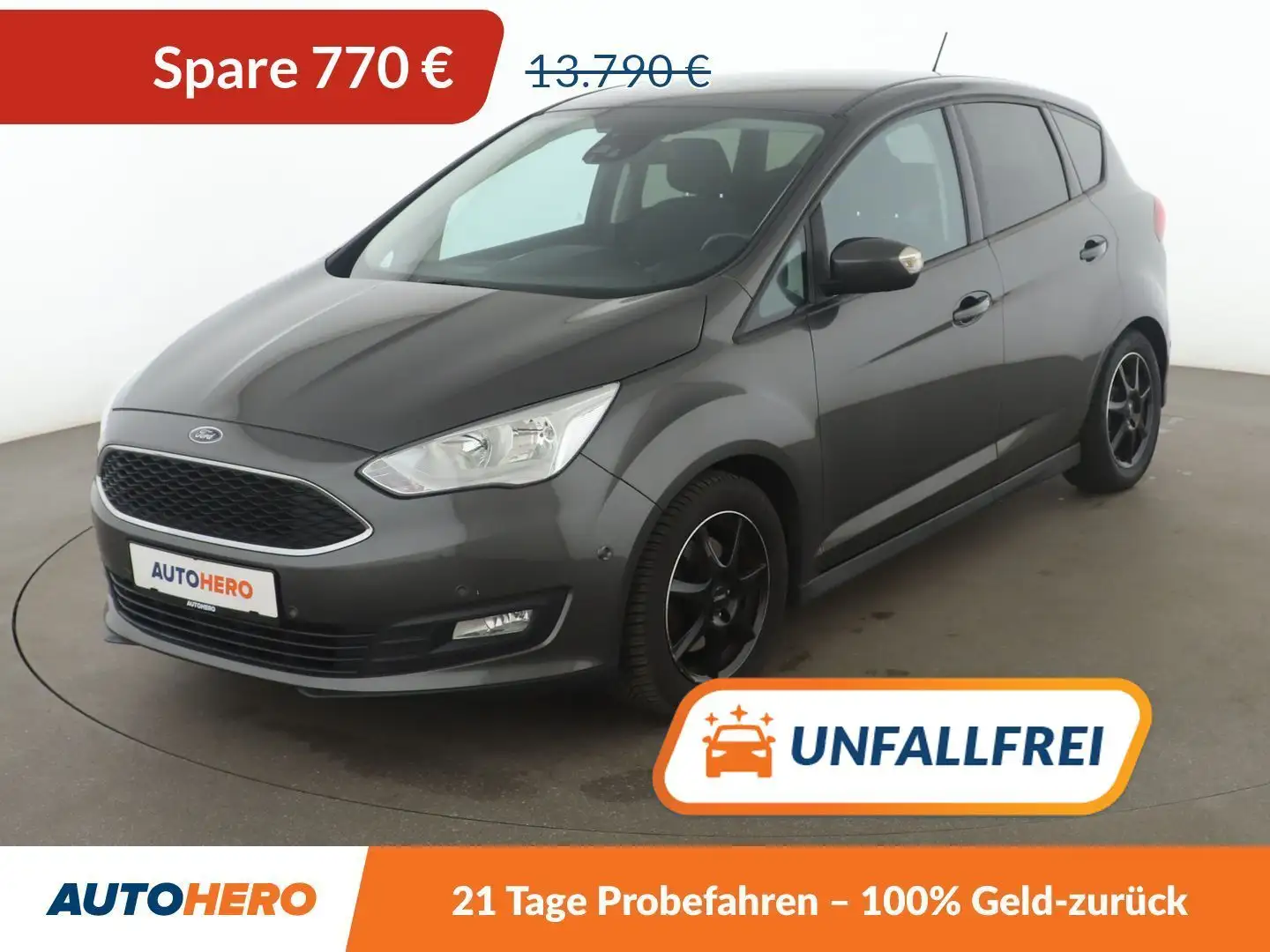 Ford C-Max 1.5 EcoBoost Cool&Connect Aut.*NAVI*TEMPO*CAM*PDC* Grau - 1