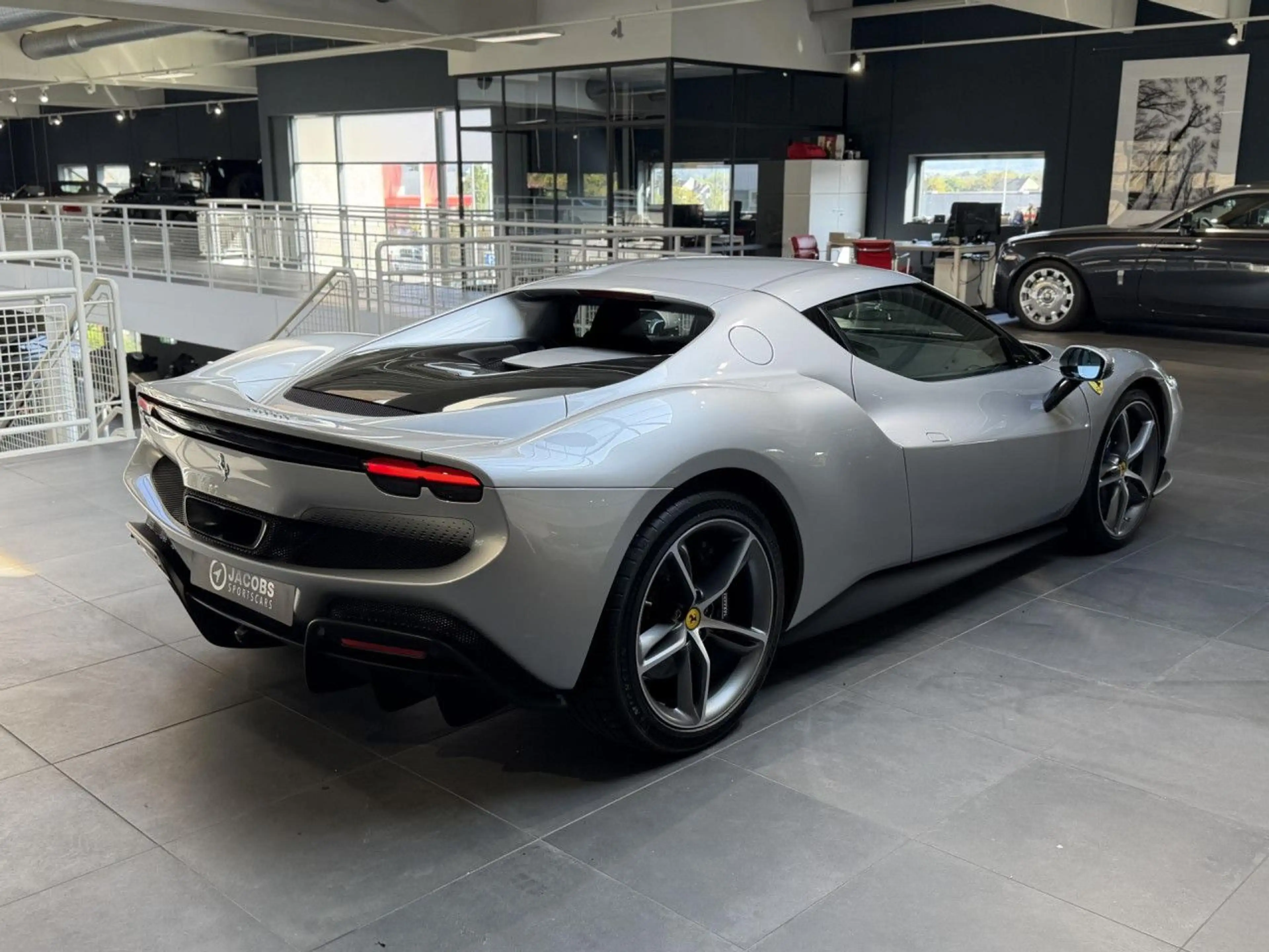 Ferrari 296 GTB Argento Silver Carbon — photo 6