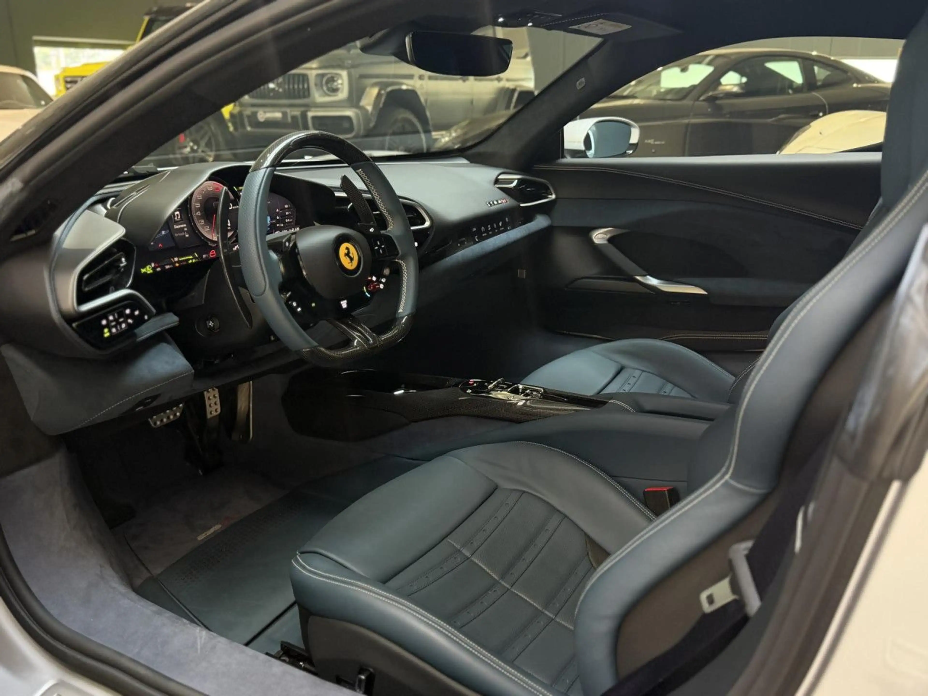 Ferrari 296 GTB Argento Silver Carbon — photo 12