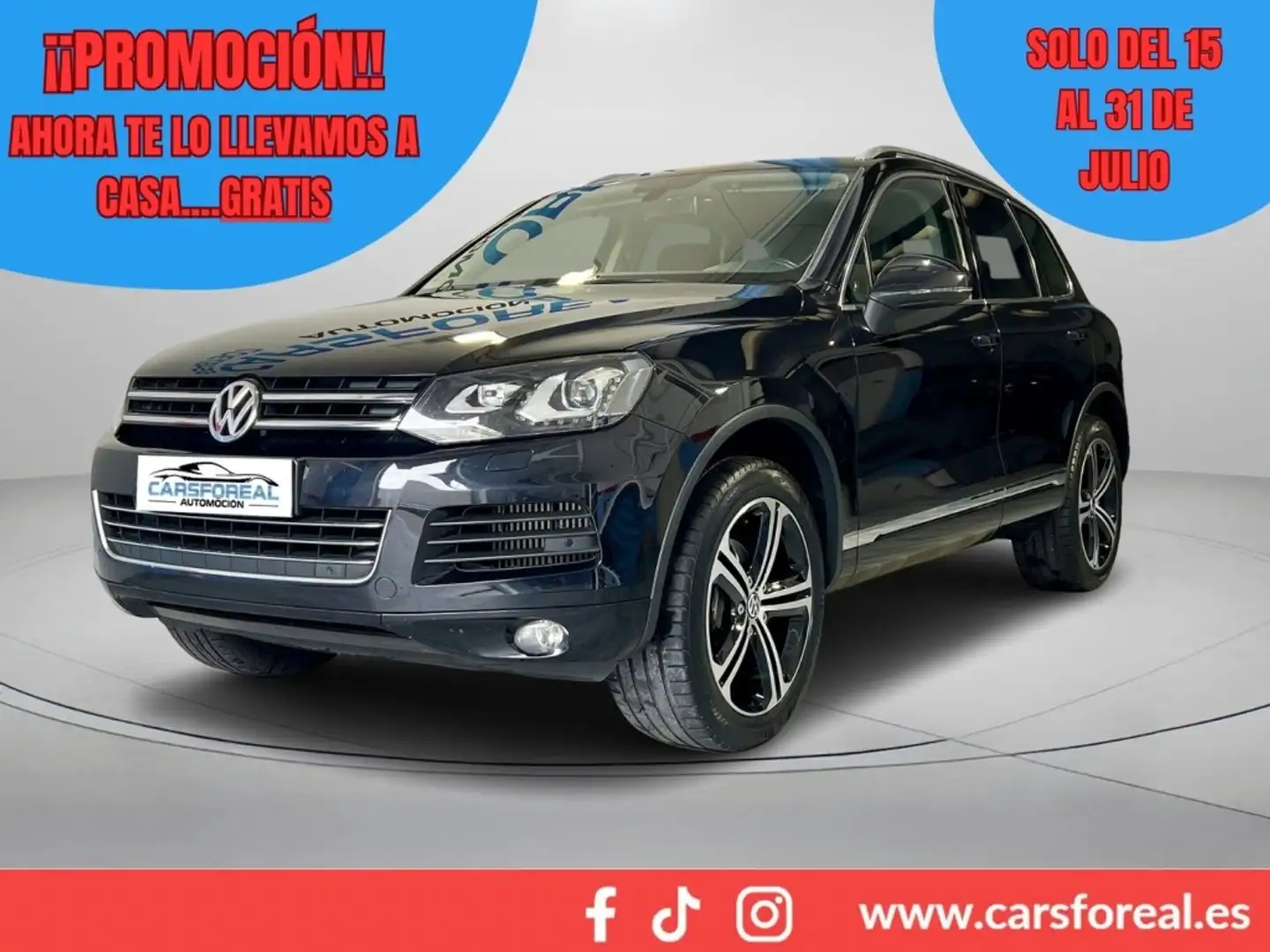 Volkswagen Touareg 3.0TDI V6 BMT TerrainTech 245 Tiptronic Zwart - 1