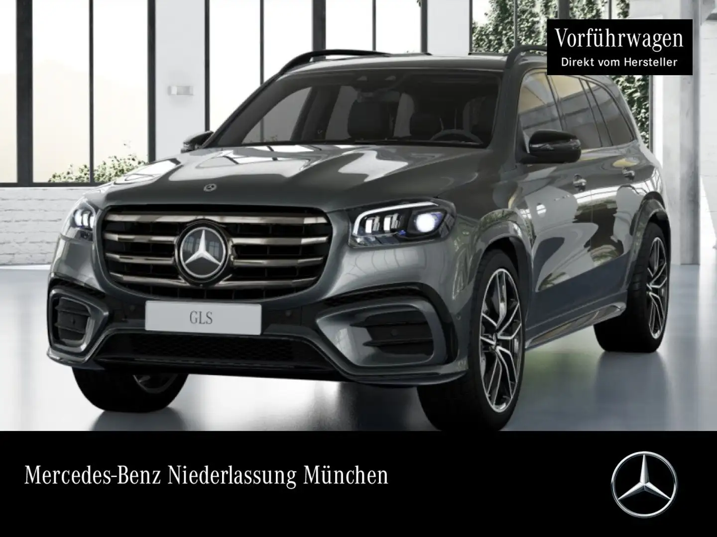 Mercedes-Benz GLS 450 d 4M AMG+NIGHT+PANO+360+AHK+MULTIBEAM+HUD Grau - 1