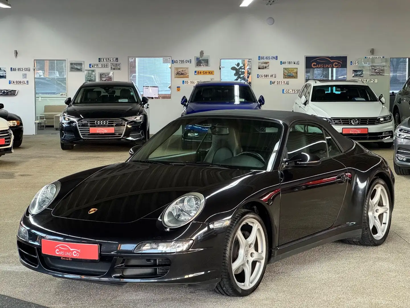Porsche 997 /911 Carrera 4 Cabrio DFz *SHZ*NAV*XEN*19%* Schwarz - 2