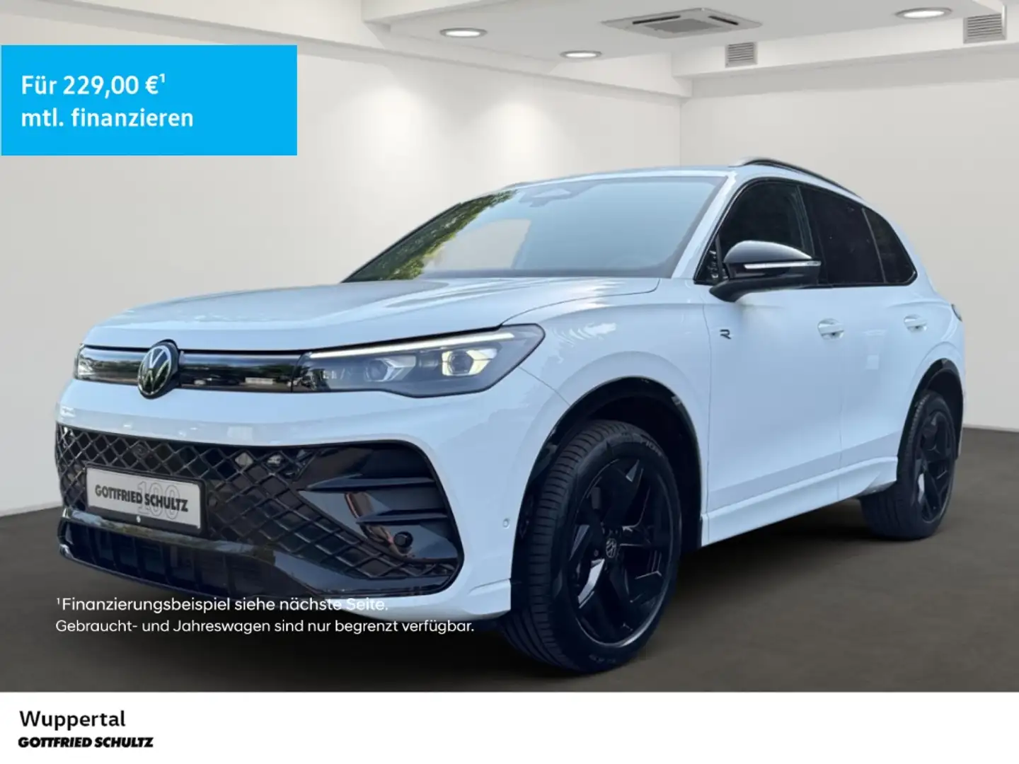 Volkswagen Tiguan 2.0 TDI DSG R-Line BLACK STYLE NAVI AHK ACC KAM Weiß - 1
