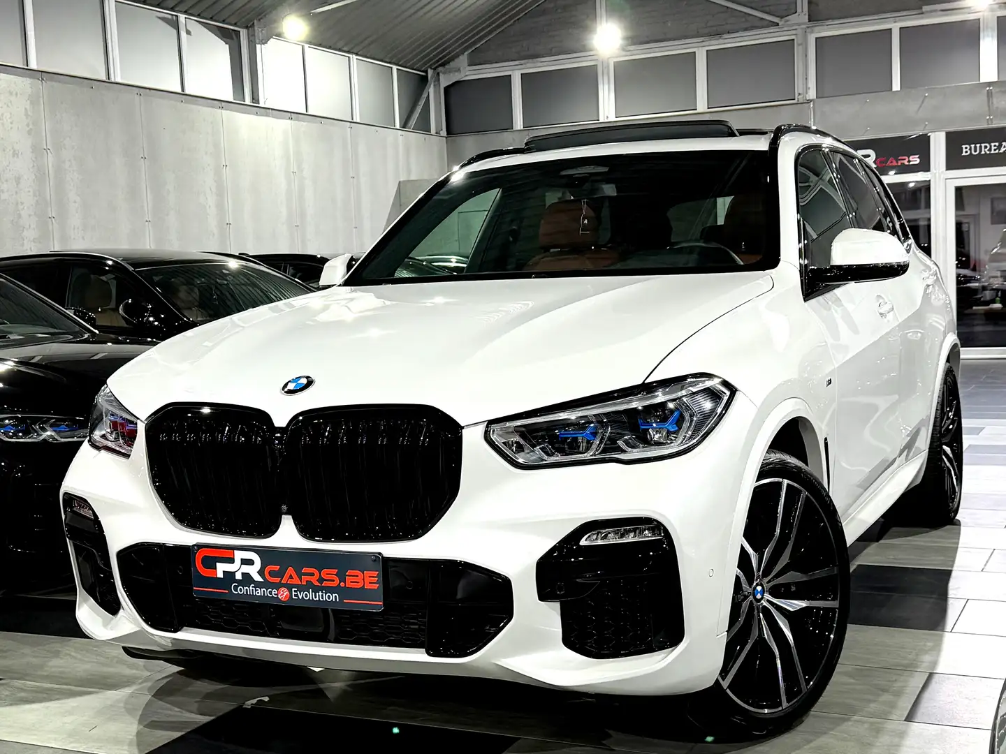 BMW X5 3.0 dAS xDrive30 M Sport Shadow Line 1e Main Neuf Blanc - 1