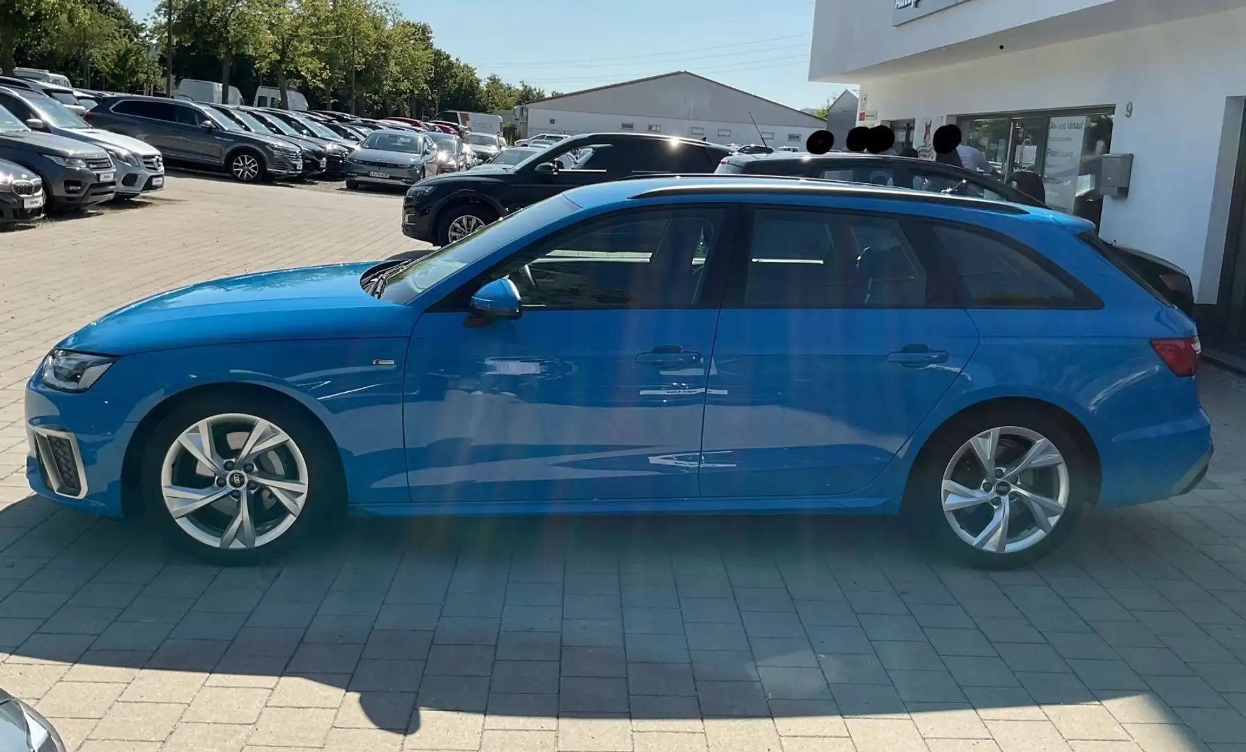 Audi A4 Av. 40 TDI S line ACC DAB Klima Lane Navi SHZ Blau - 2