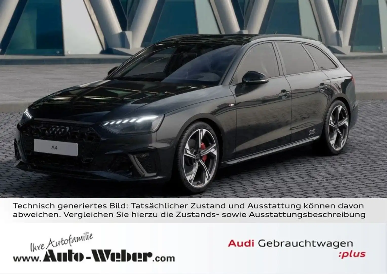 Audi A4 Avant 40TFSI S LINE comp HuD PANO B&O MASSAGE Schwarz - 1