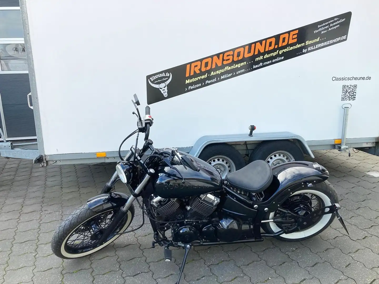 Yamaha XVS 650 DragStar Black Beauty Bobber* 9000km* Top* Falcon* Schwarz - 2