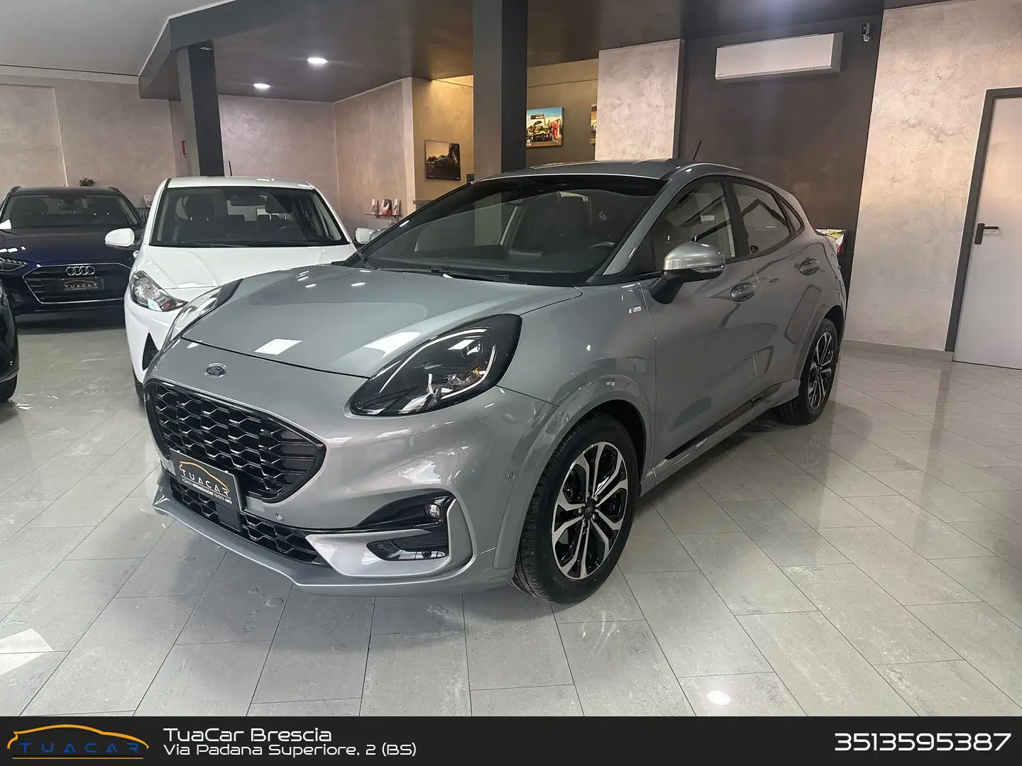 Ford Puma ST Line 1.0 EcoBoost mHEV Grijs - 1