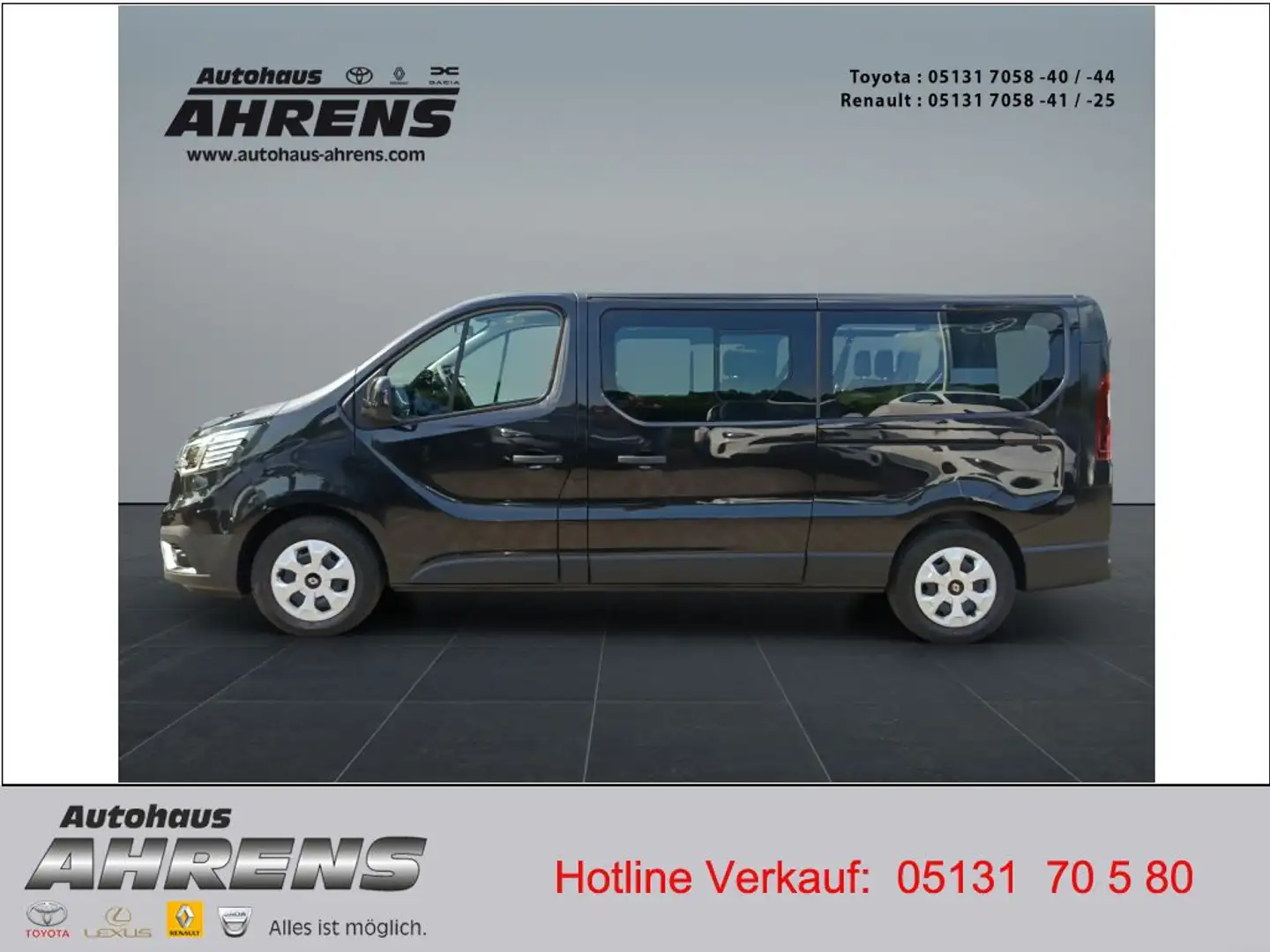 Renault Trafic dCi170 EDC Gr Equilibre Navi AHK Rückfahrkamra Noir - 2