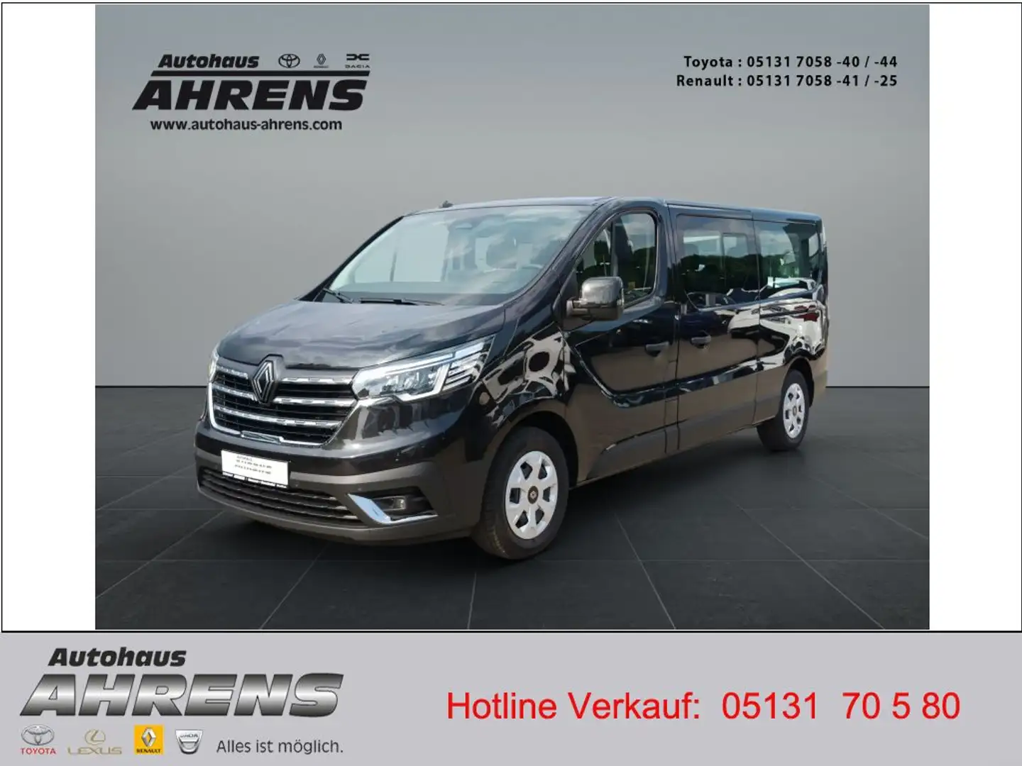 Renault Trafic dCi170 EDC Gr Equilibre Navi AHK Rückfahrkamra Noir - 1