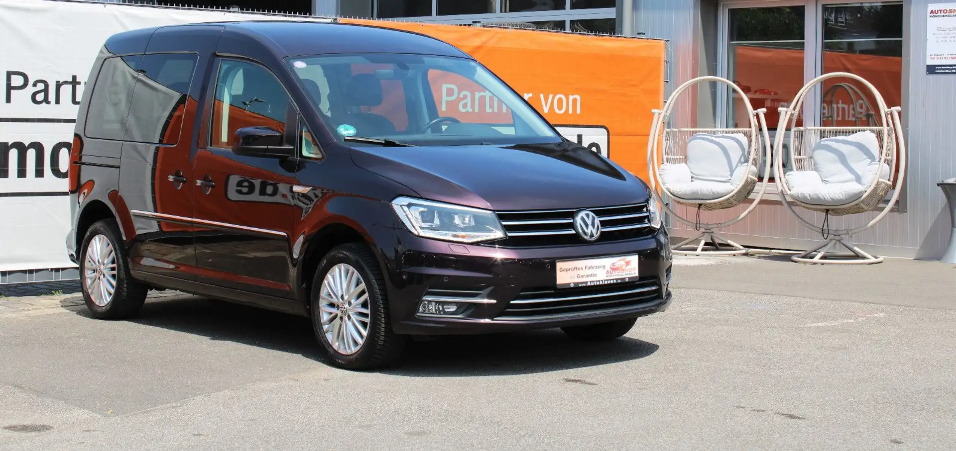 Volkswagen Caddy PKW*Automatik*Inspektion Neu*Standheizung* Negro - 1