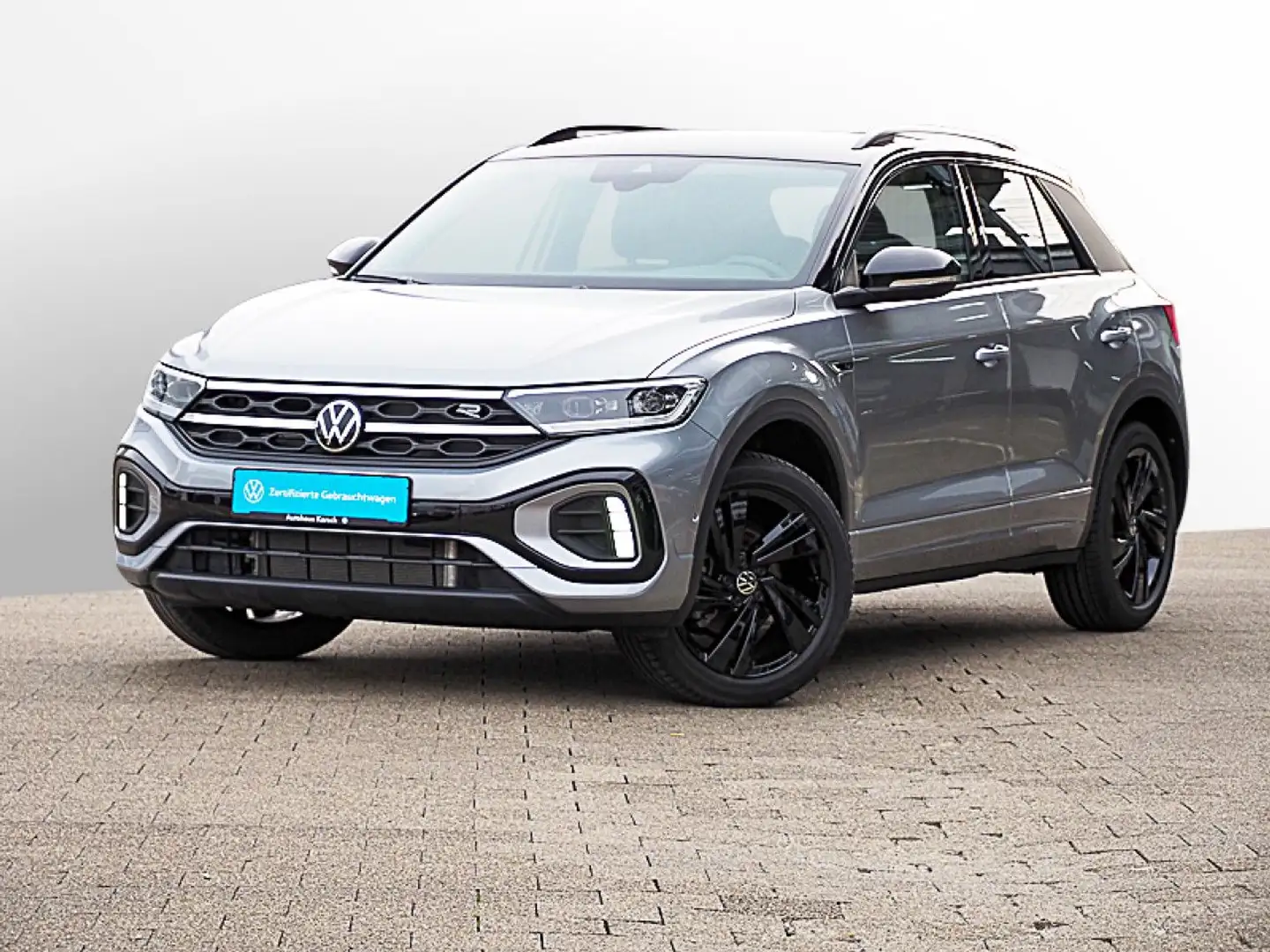 Volkswagen T-Roc 1.5 TSI R-Line NAVI, AHK, STANDHEIZUNG LED Silber - 2