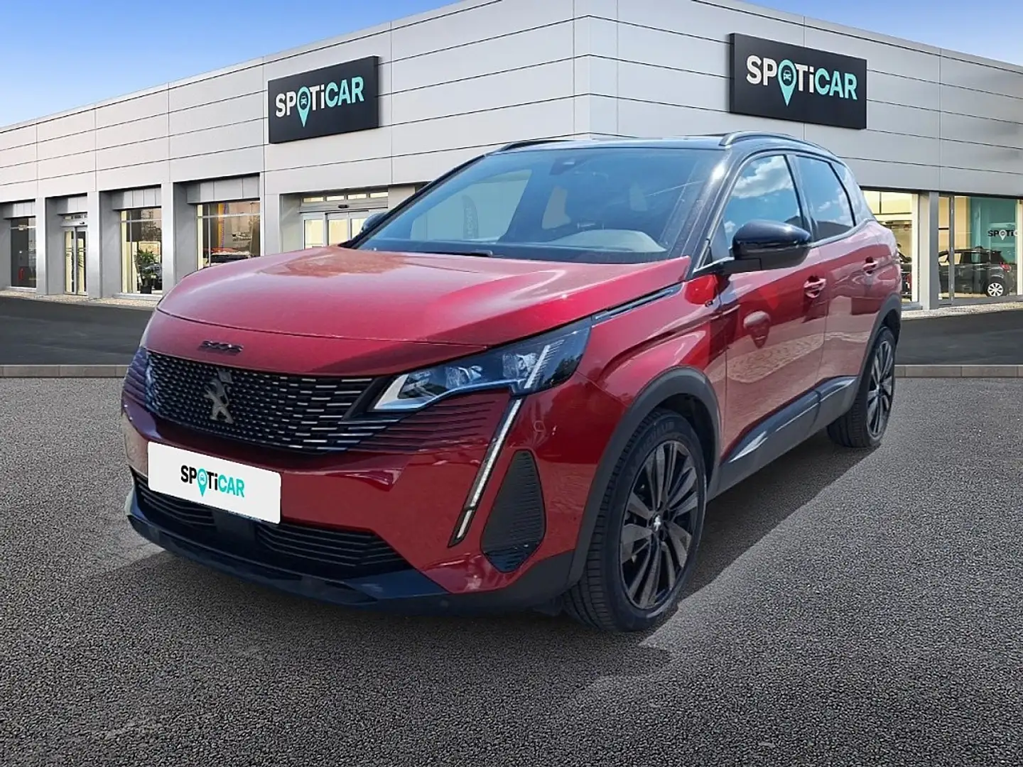 Peugeot 3008 Hybrid 136 E-DCS6 GT Aut. Rood - 1