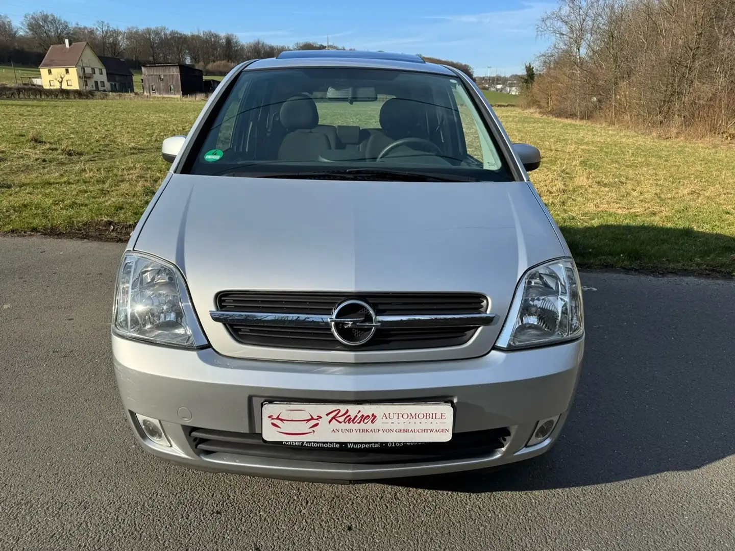 Opel Meriva Cosmo*2.Hand*Klima*SHZ* Schiebedach Zilver - 2