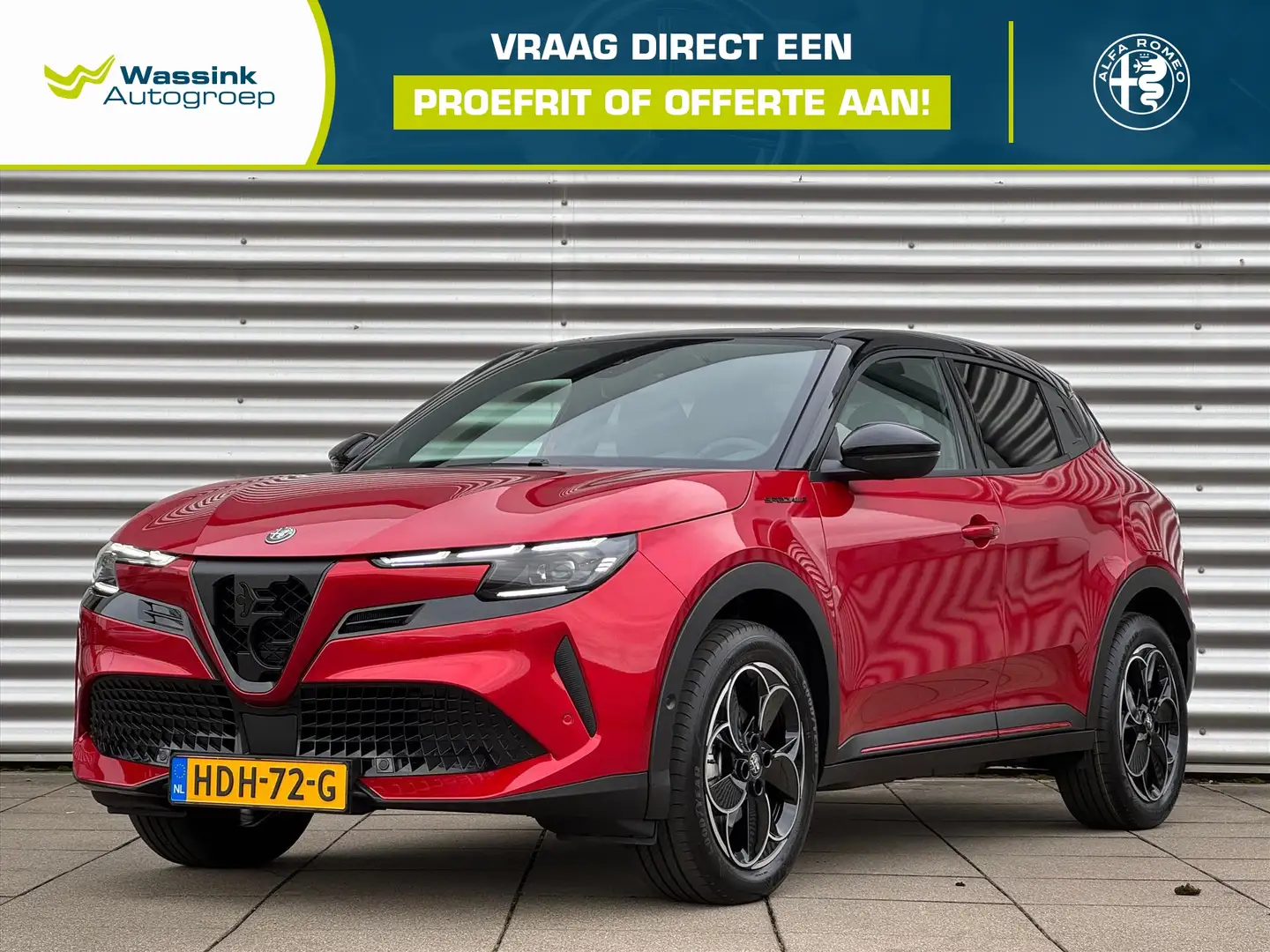 Alfa Romeo Junior 54 kWh 156pk Electrica Speciale | Elektrische acht Red - 1