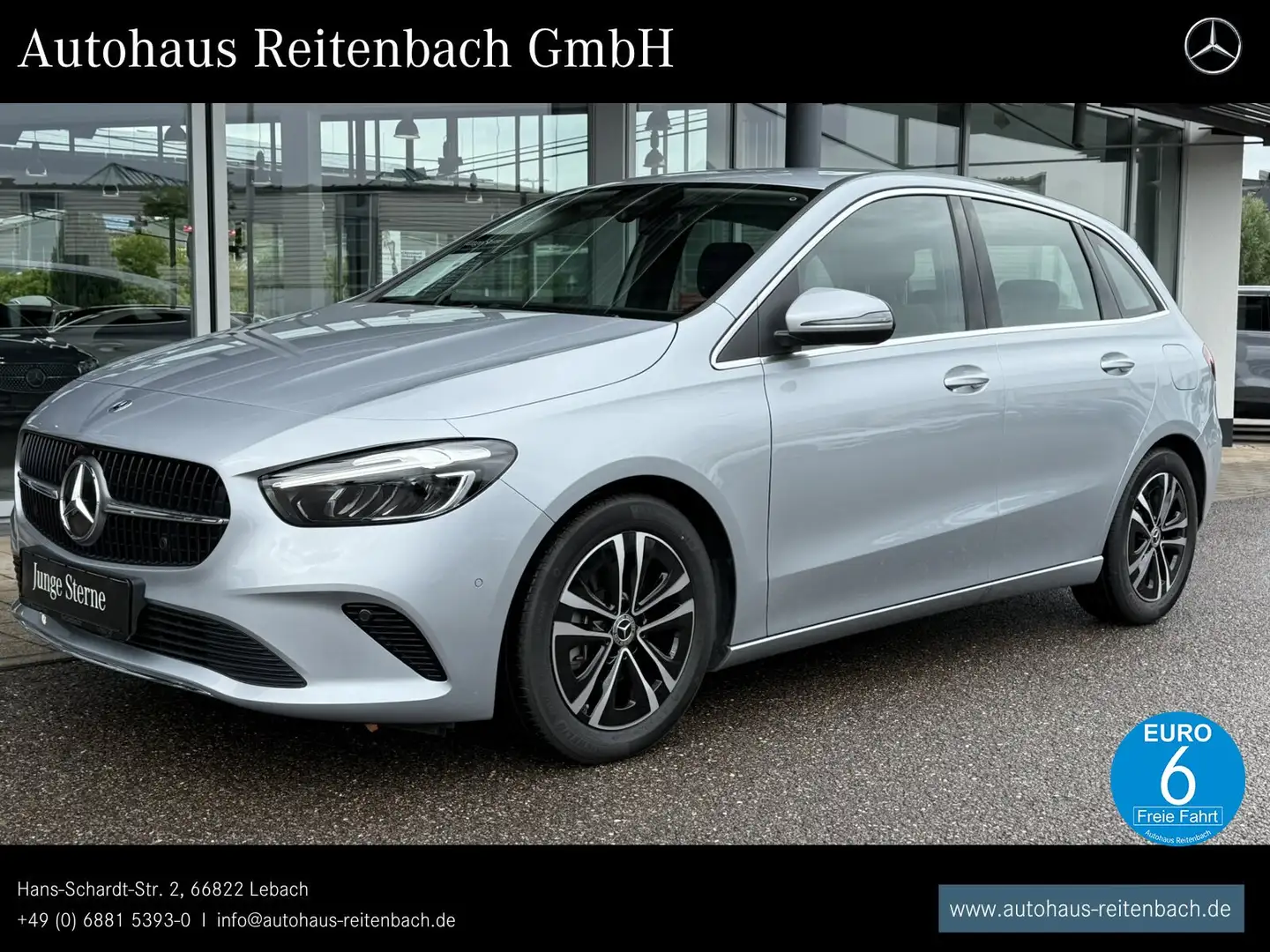 Mercedes-Benz B 200 B200d PROGRESSIVE+DIST LED+LENKRAD&SITZHZ+EASYPA Plateado - 1