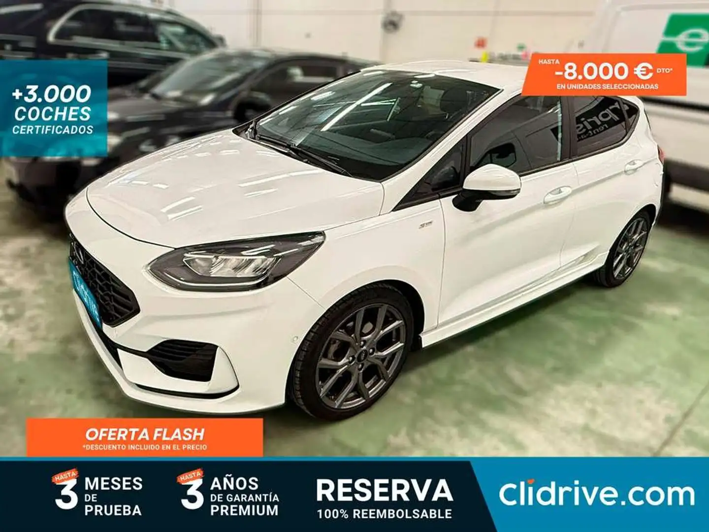 Ford Fiesta 1.0 EcoBoost MHEV 92kW(125CV) Active 5p Blanc - 1